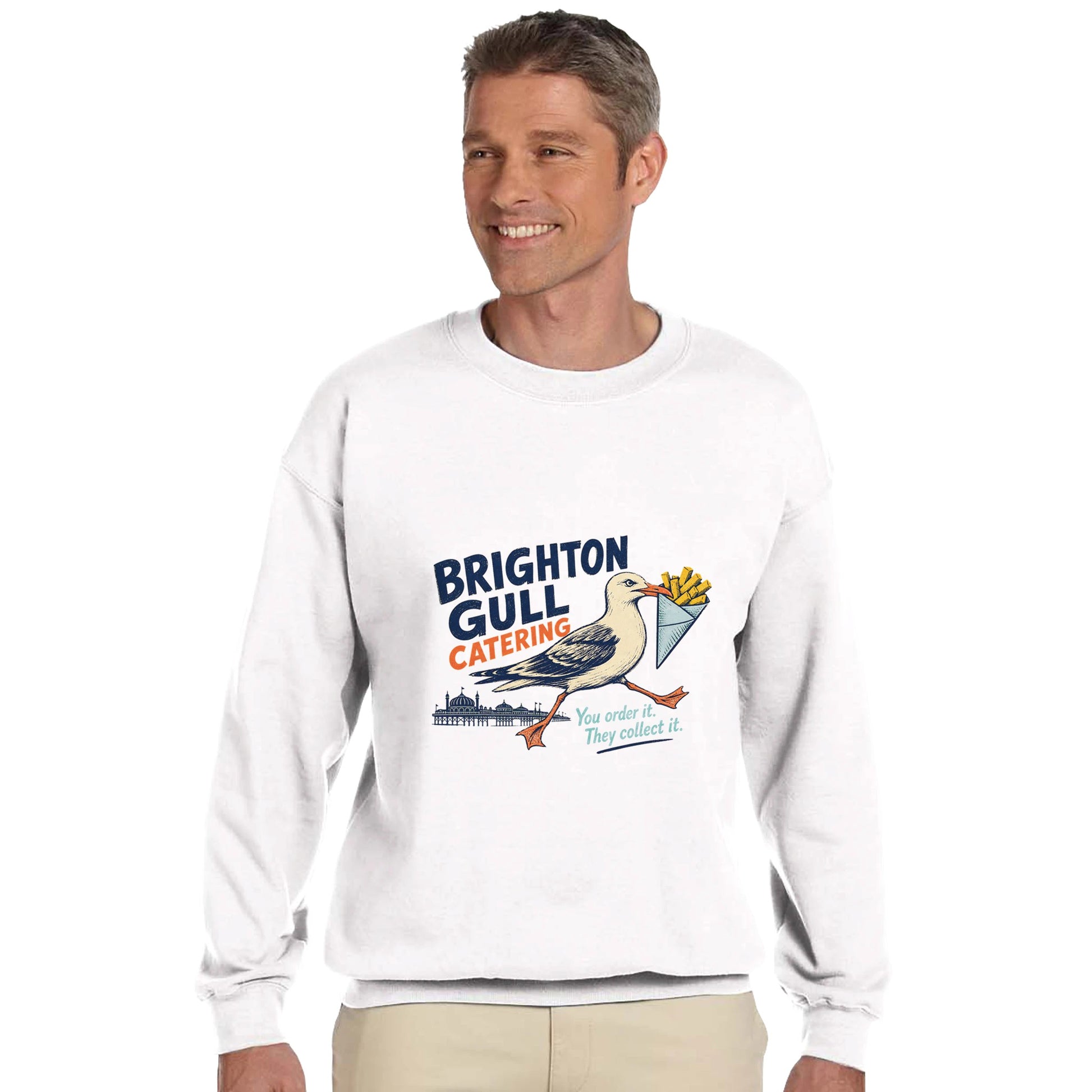 Brighton Gull Catering - You Order It, They Collect It Sweatshirt — product view 3