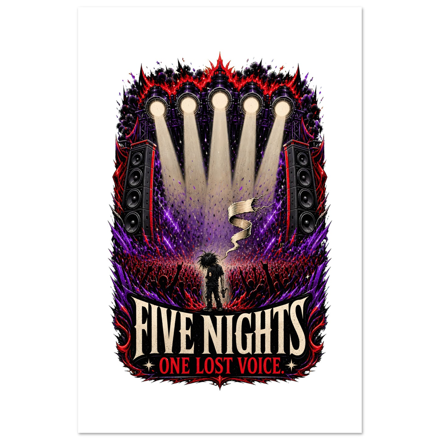 Five Nights, One Lost Voice Poster — product view 5