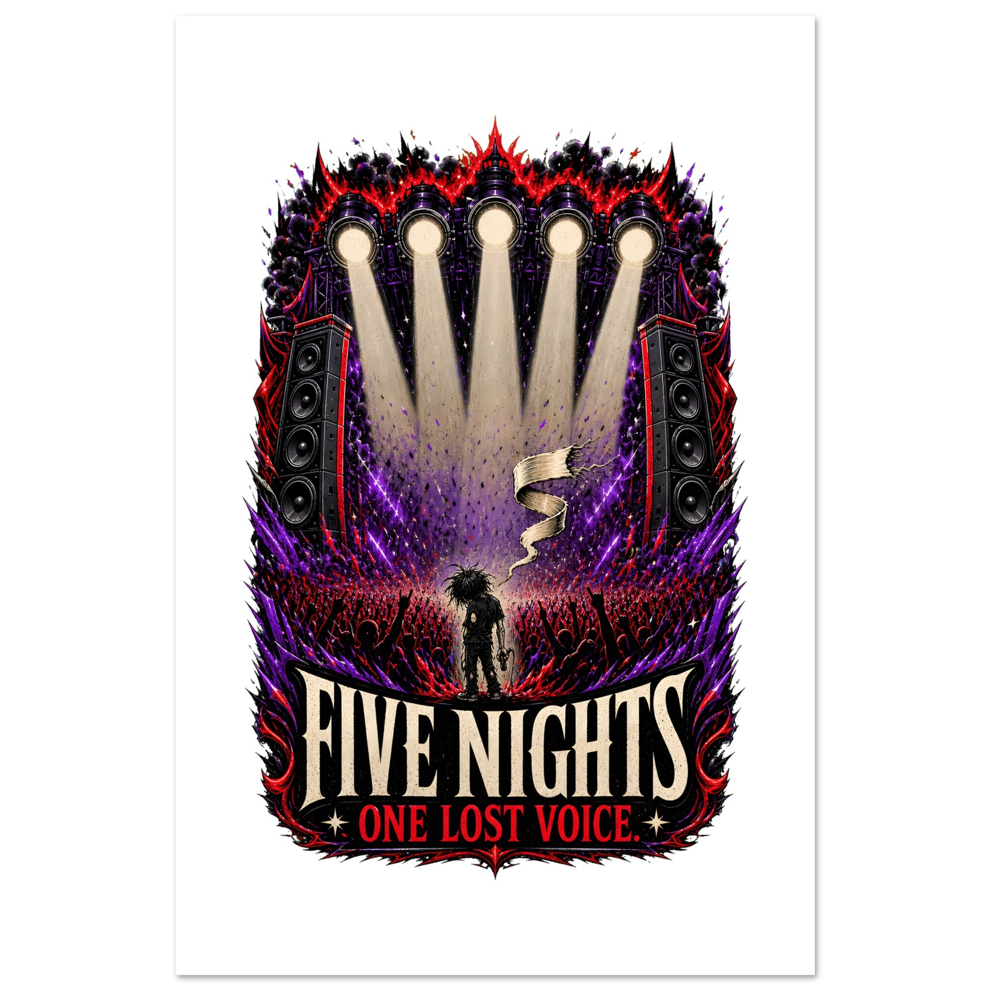 Five Nights, One Lost Voice Poster — product view 5