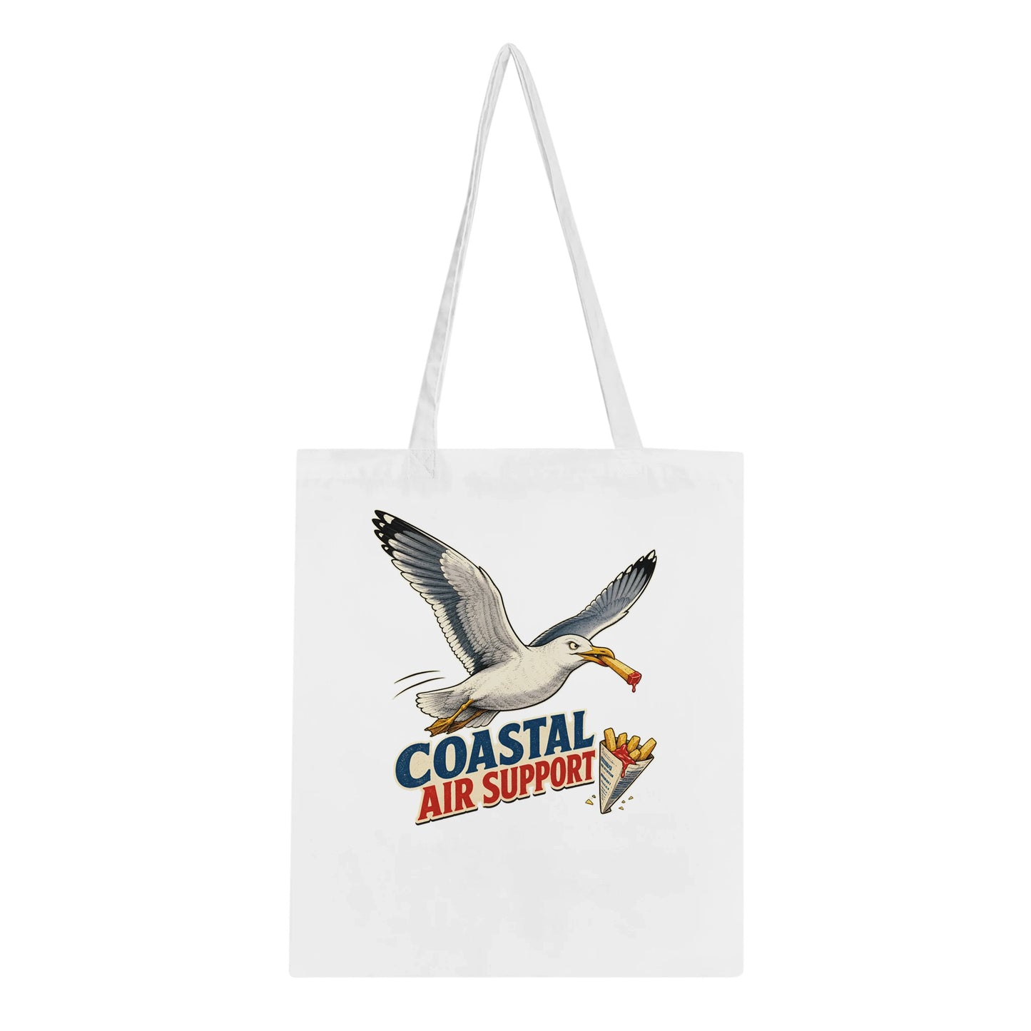 Coastal Air Support Seagull Graphic Tote Bag — product view 5