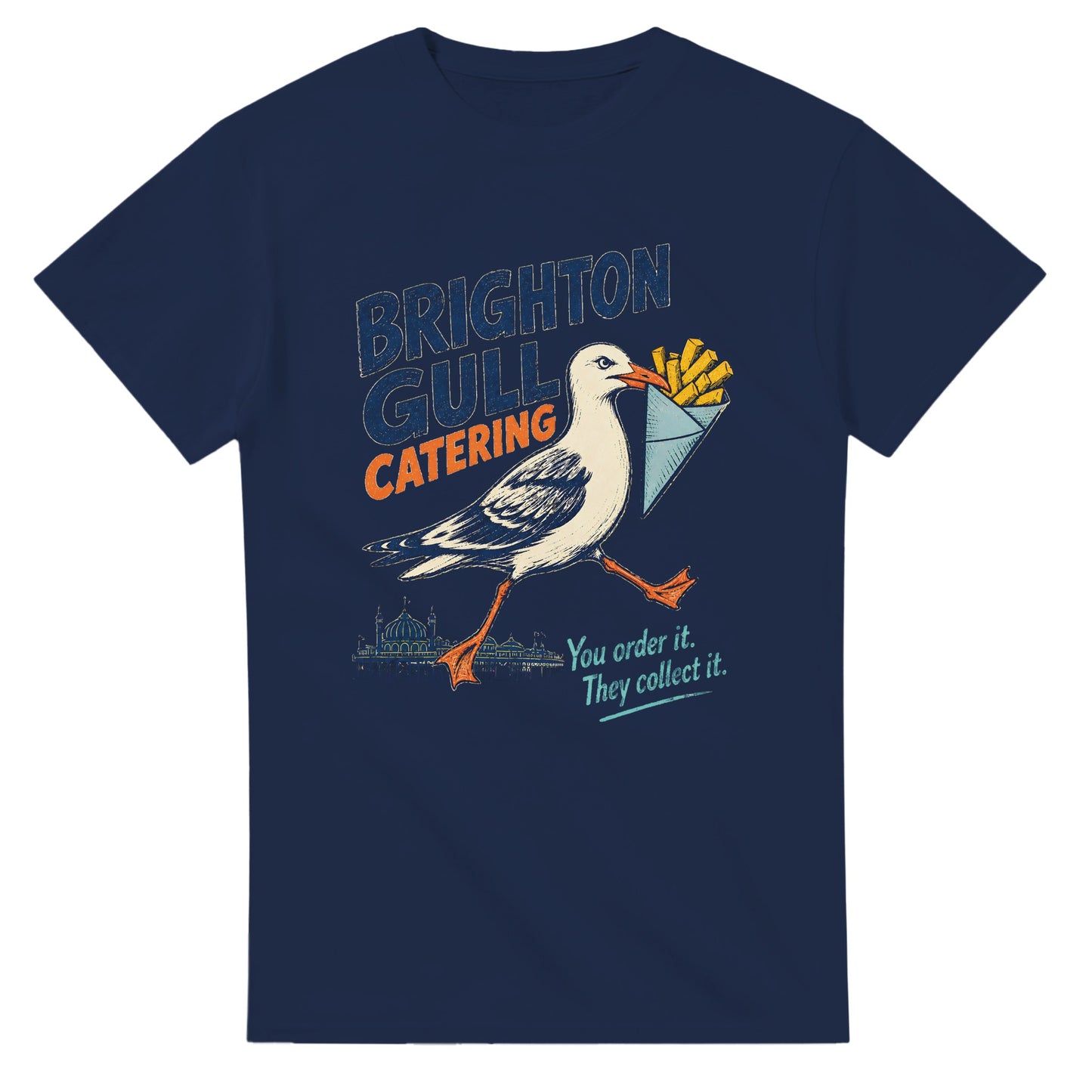 Brighton Gull Catering - You Order It, They Collect It T-shirt — product view 5