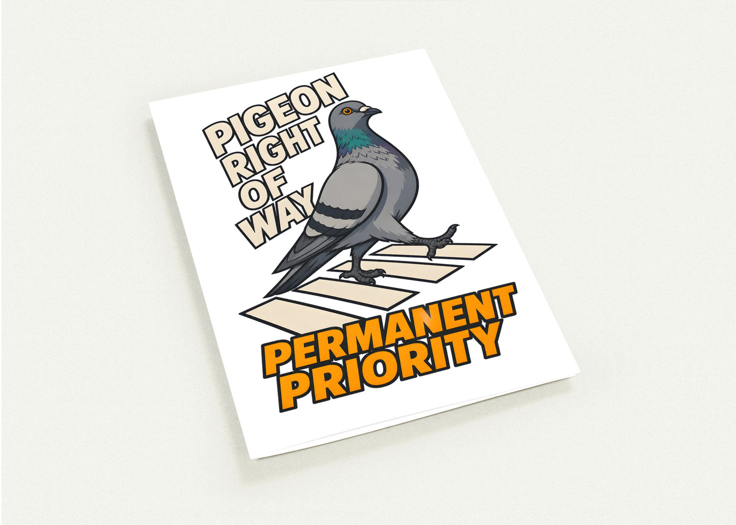 Pigeon Right of Way Greeting Card Pack — product view 4