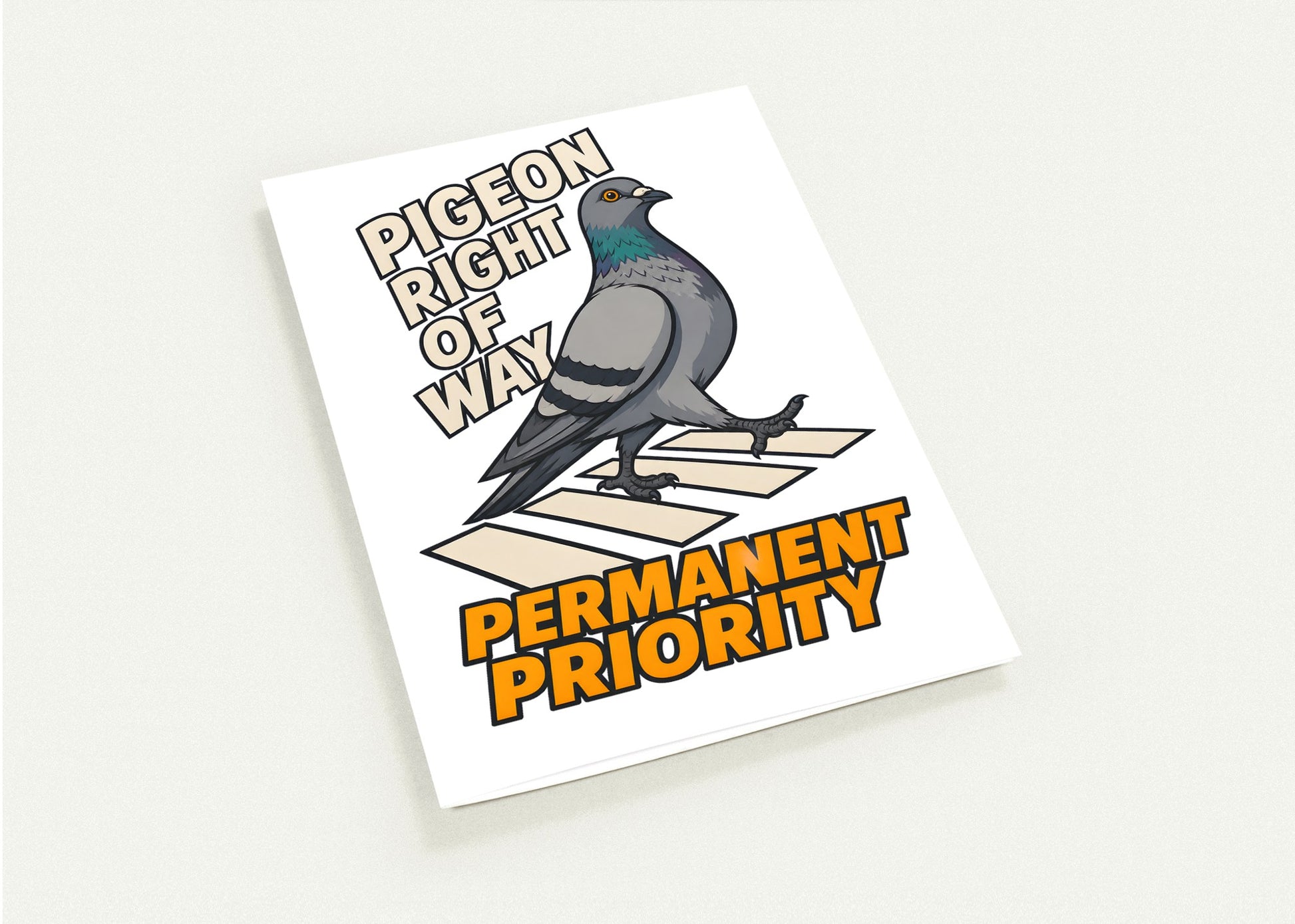 Pigeon Right of Way Greeting Card Pack — product view 4