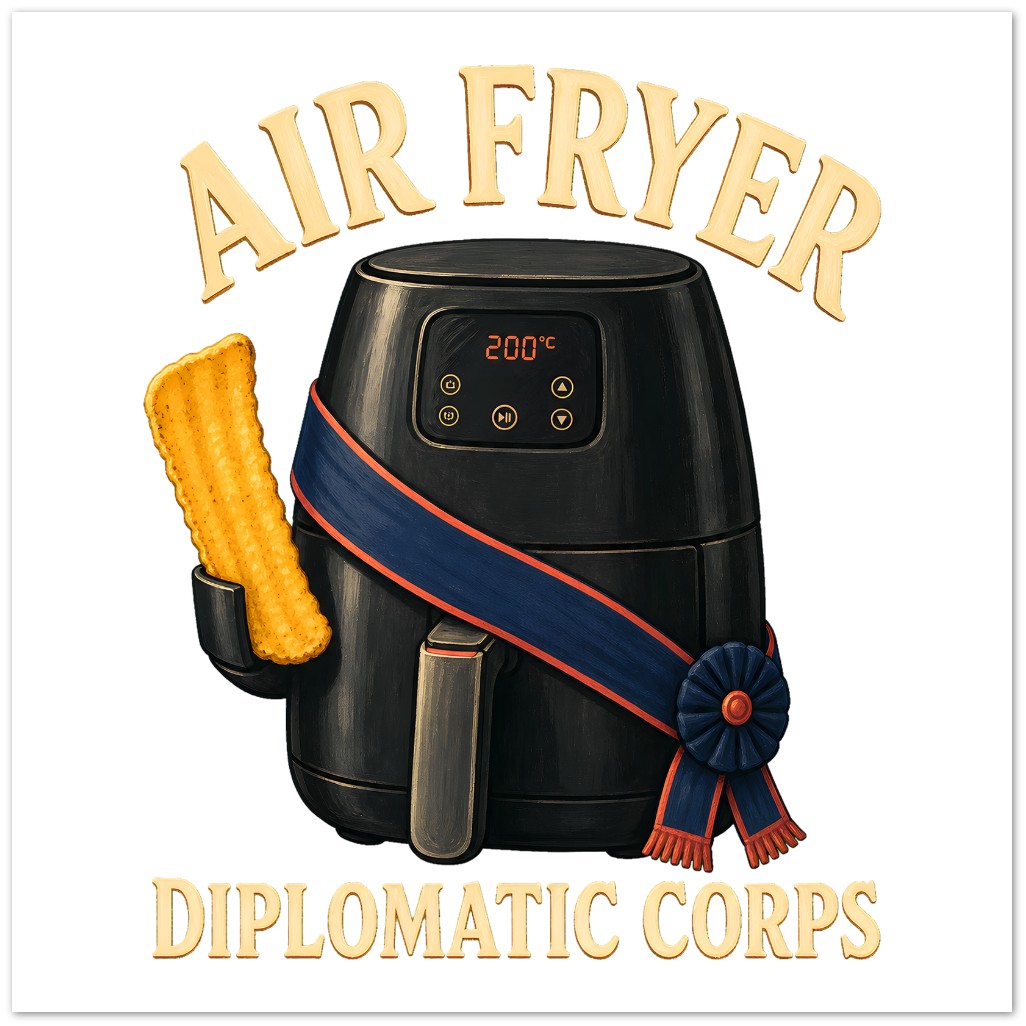 Air Fryer Diplomatic Corps Greeting Card Pack — product view 3