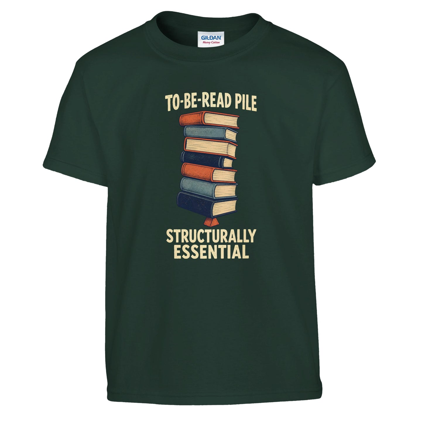 To-Be-Read Pile: Structurally Essential Book Graphic Kids' T-shirt — product view 13