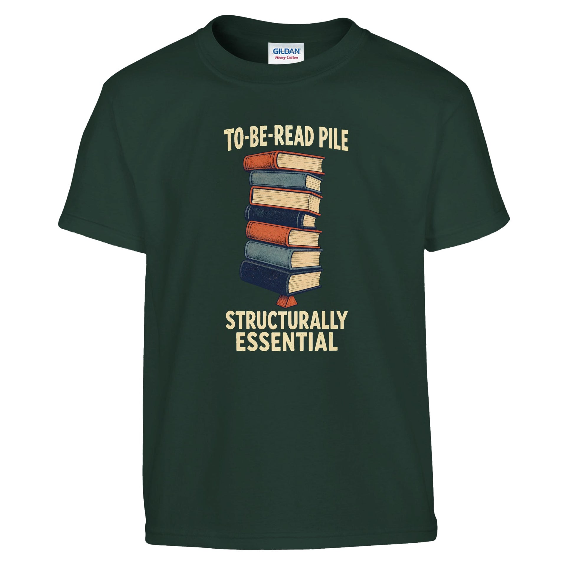 To-Be-Read Pile: Structurally Essential Book Graphic Kids' T-shirt — product view 13