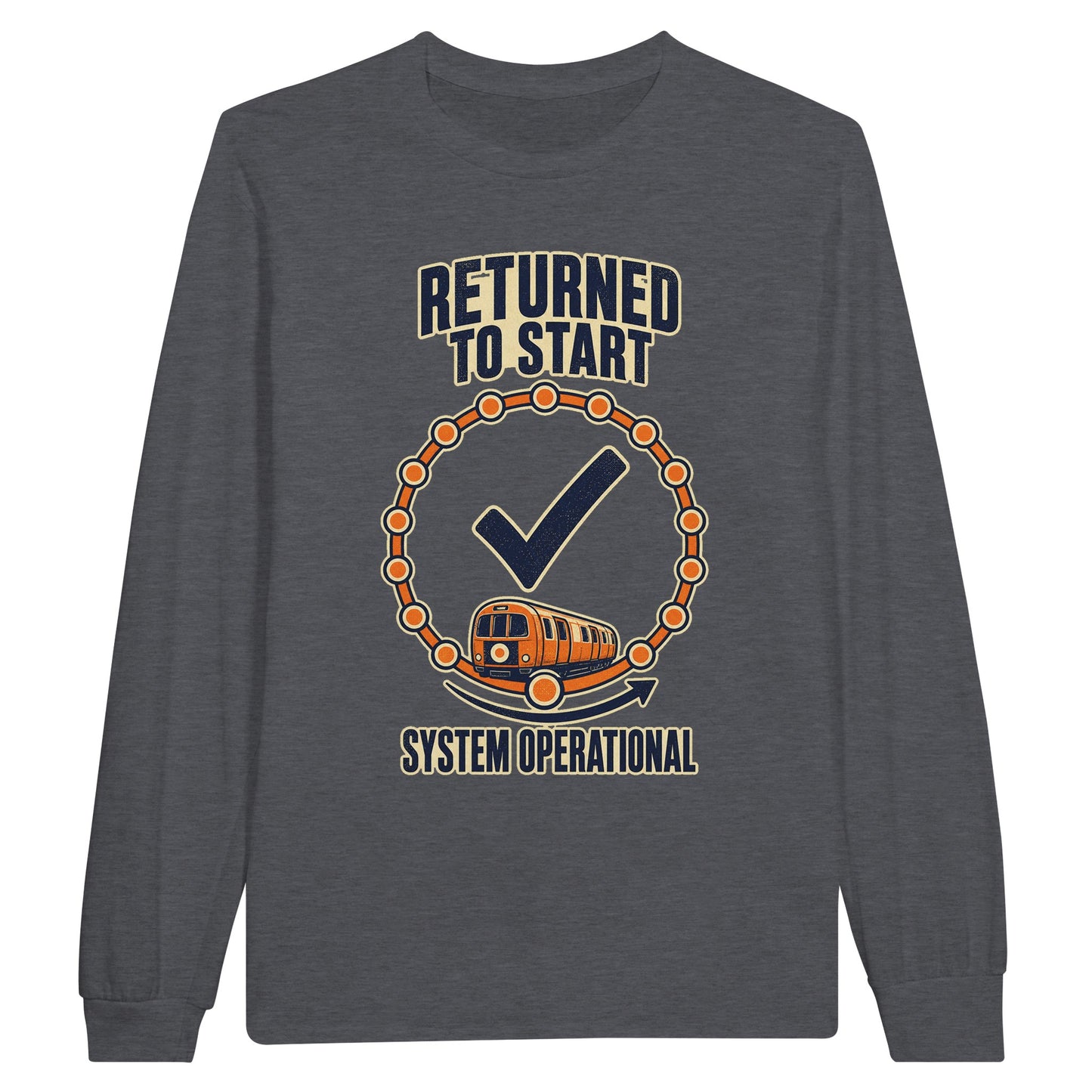 Glasgow Subway: System Operational Long-Sleeve T-shirt — product view 2