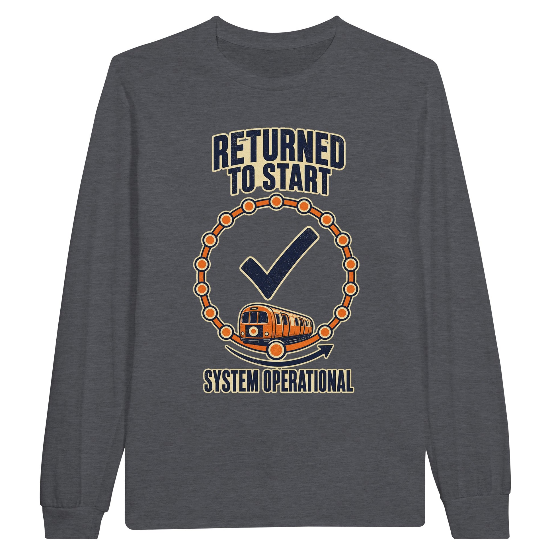 Glasgow Subway: System Operational Long-Sleeve T-shirt — product view 2