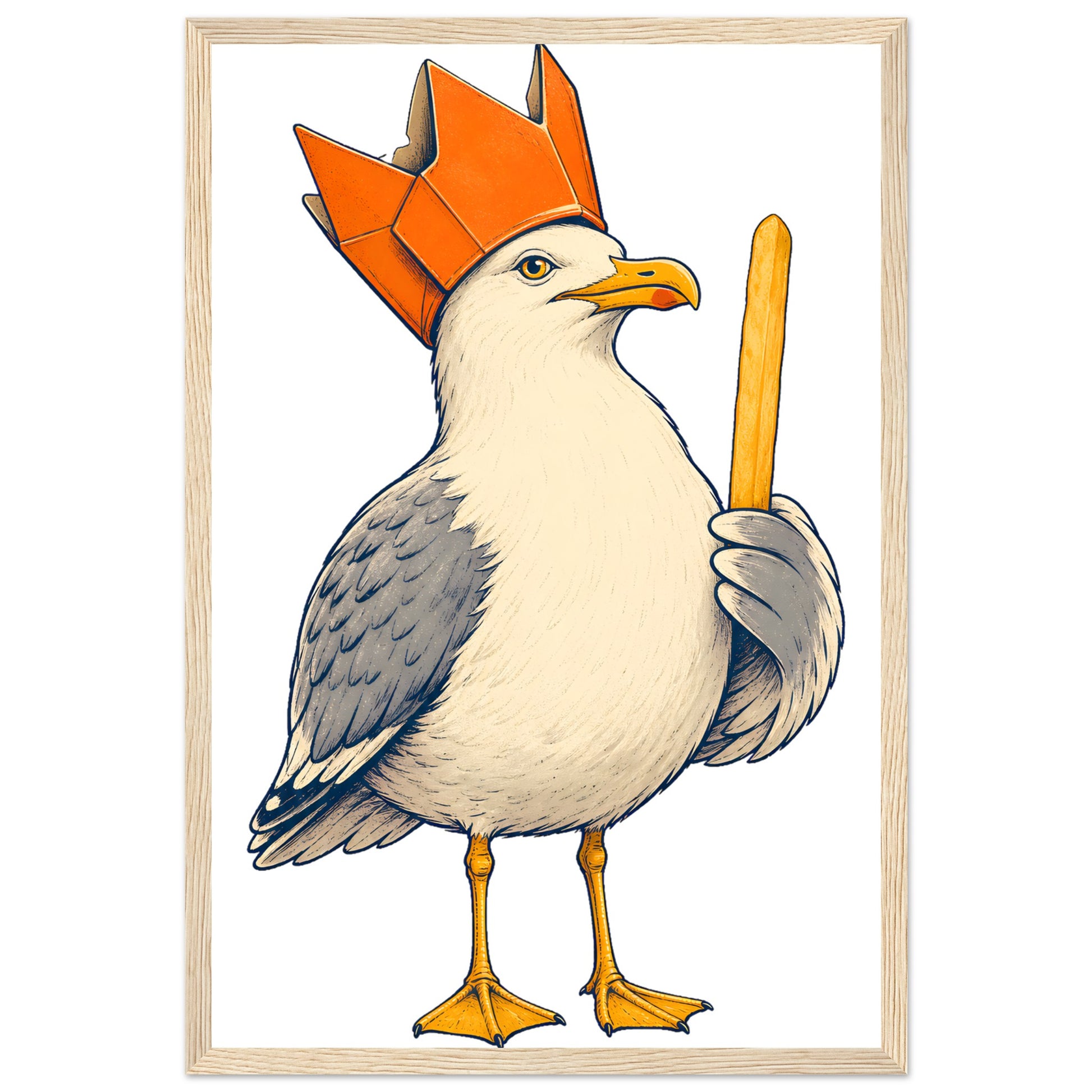 The Chip Crown Gull Framed Wall Art — product view 3