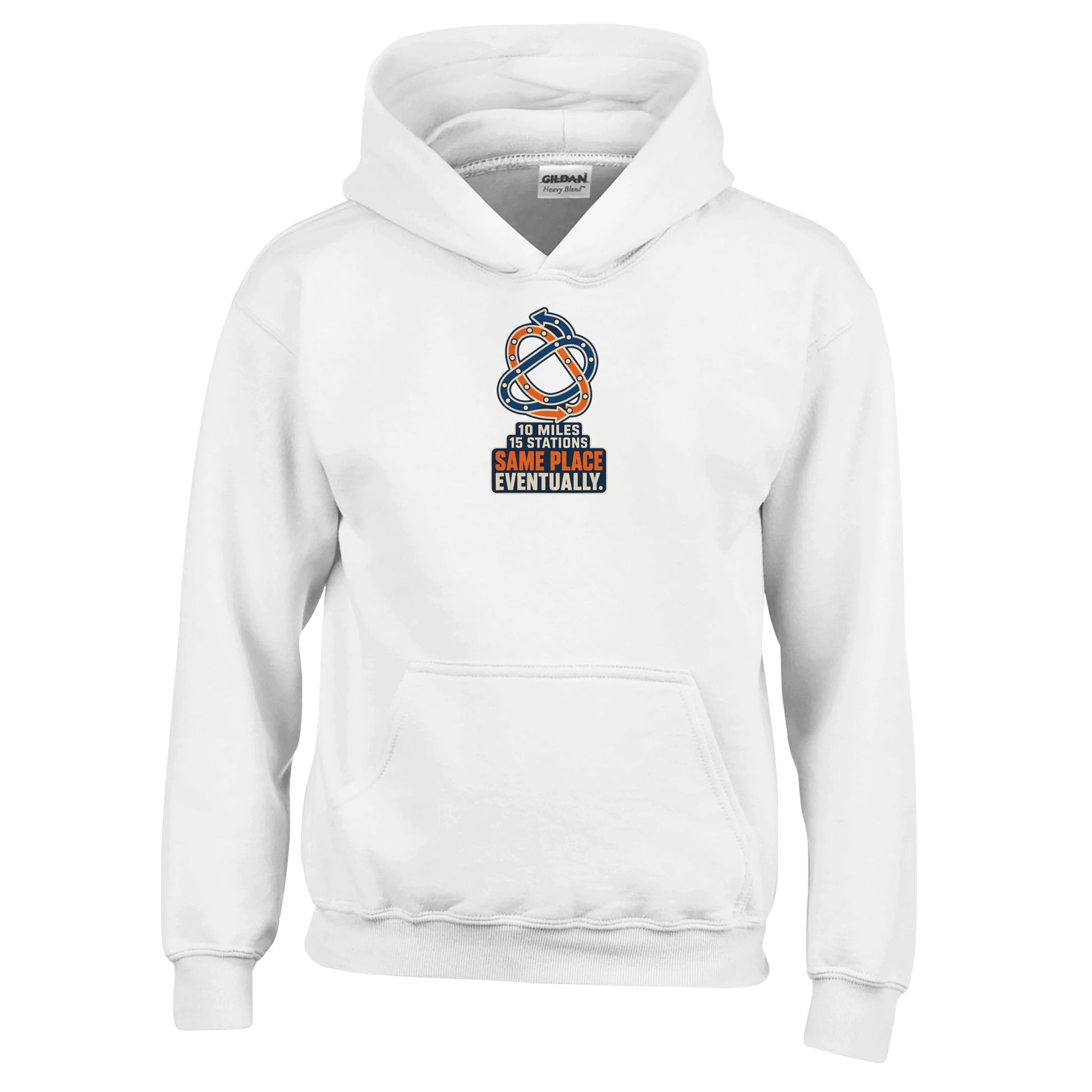 Glasgow Same Place Eventually Kids' Hoodie — product view 1
