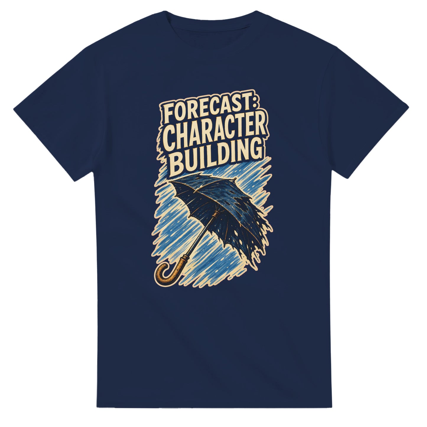 Forecast: Character Building – British Weather T-Shirt & Print — product view 5