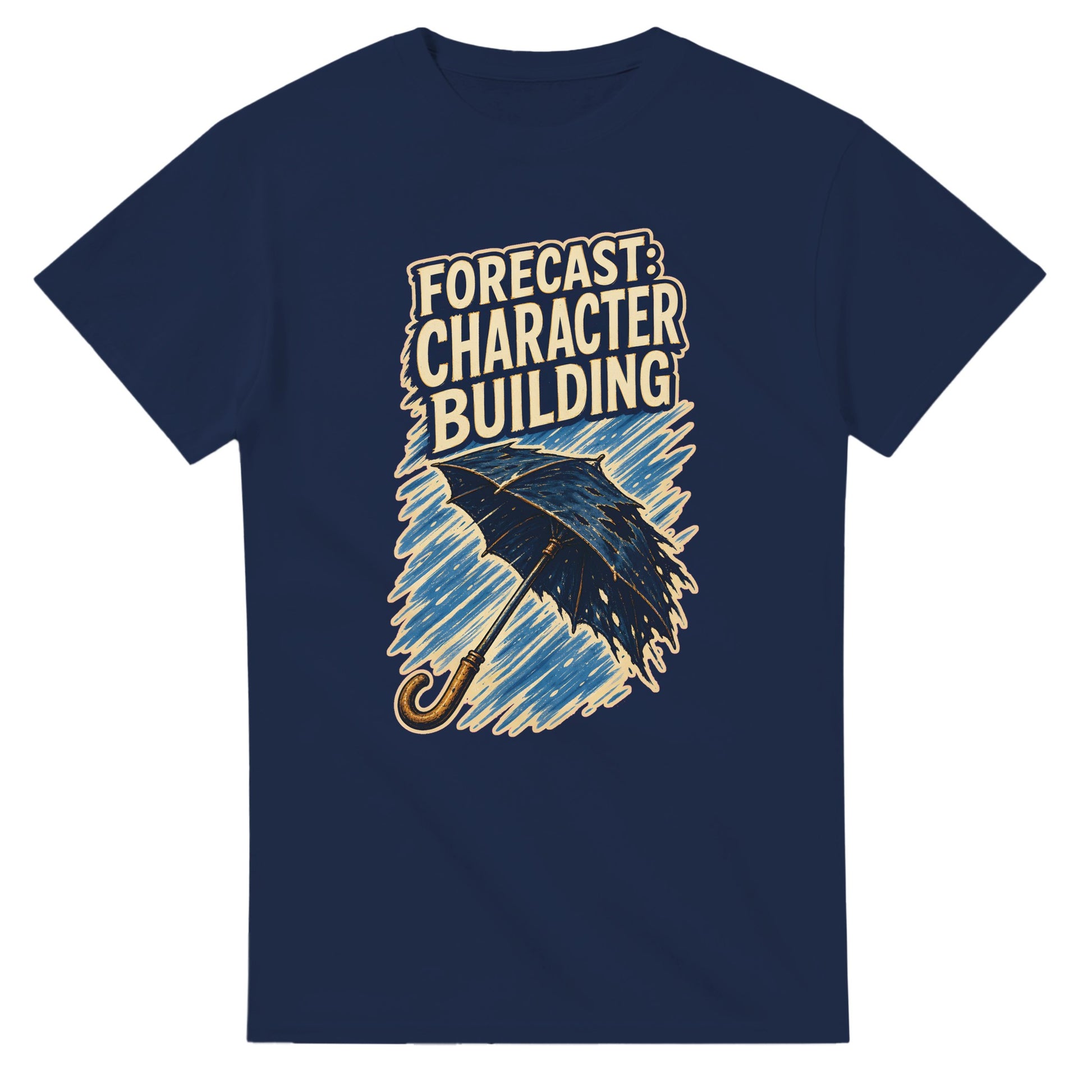 Forecast: Character Building – British Weather T-Shirt & Print — product view 5