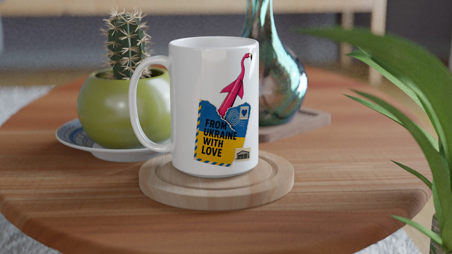 From Ukraine With Love Large Mug — product view 4