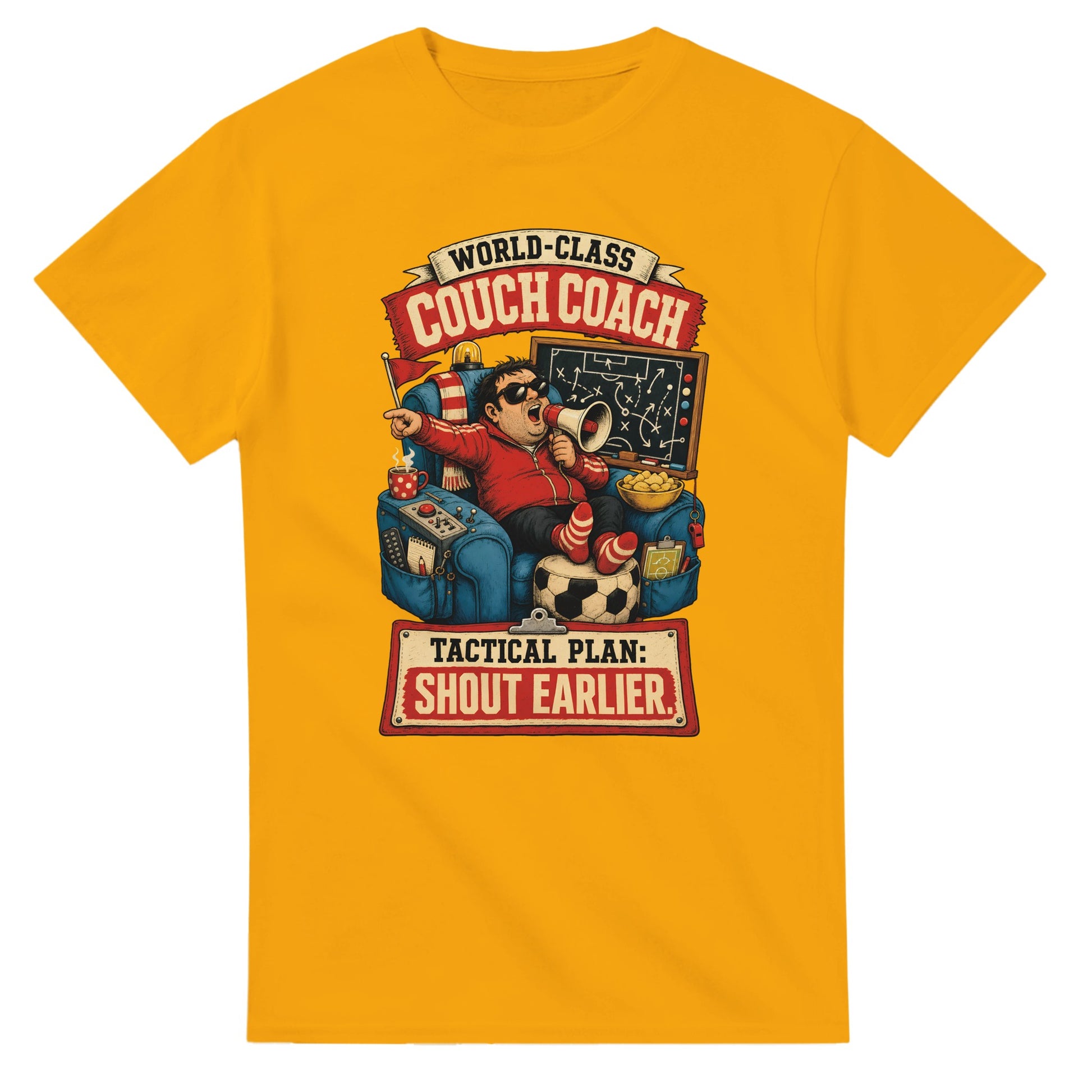 World-Class Couch Coach T-shirt — product view 14