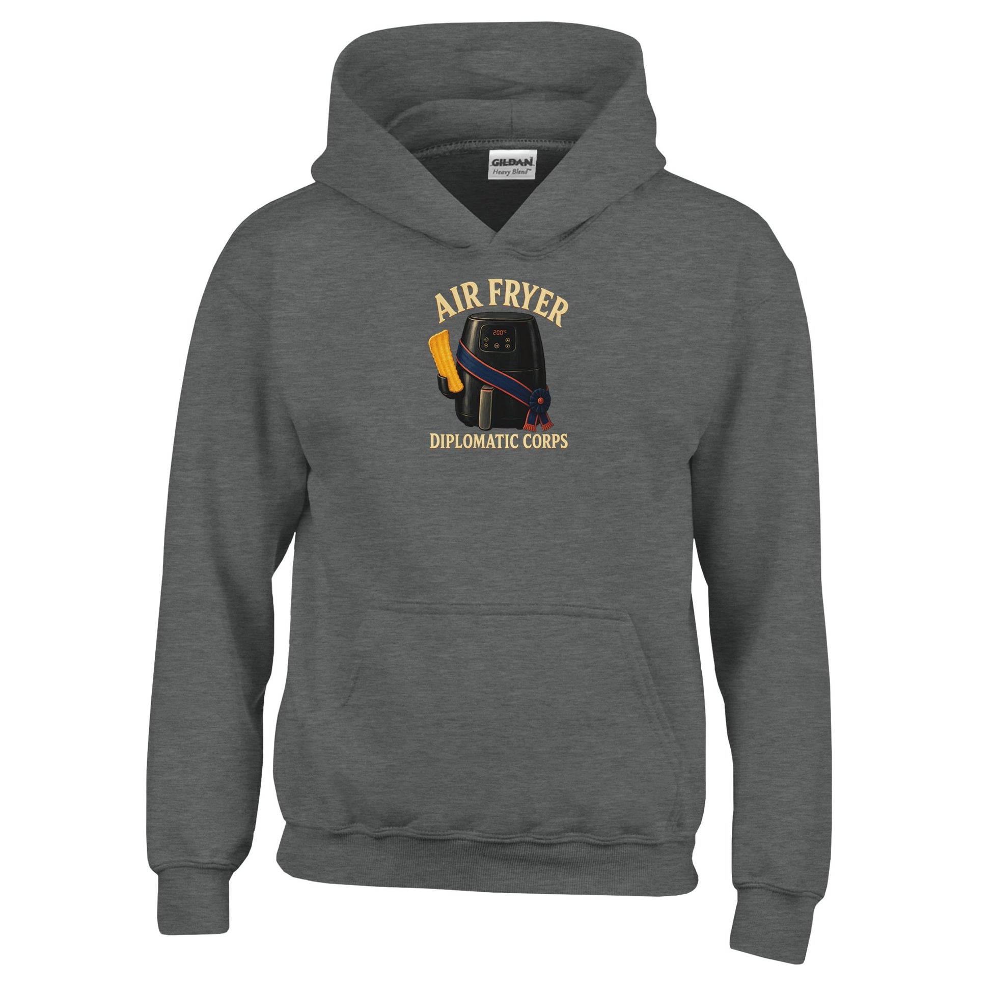 Air Fryer Diplomatic Corps Kids' Hoodie — product view 2
