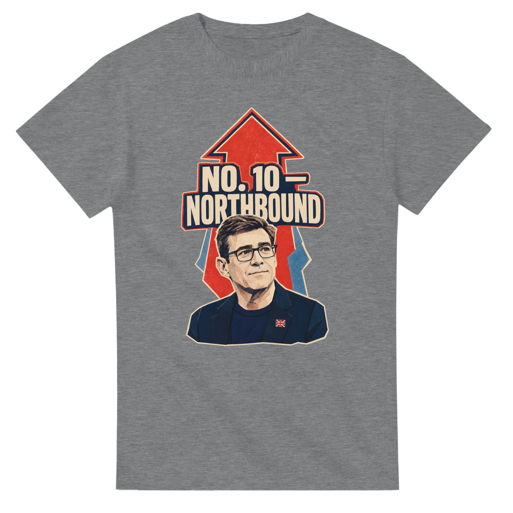 No. 10 — Northbound Andy Burnham Political Satire T-shirt — product view 12