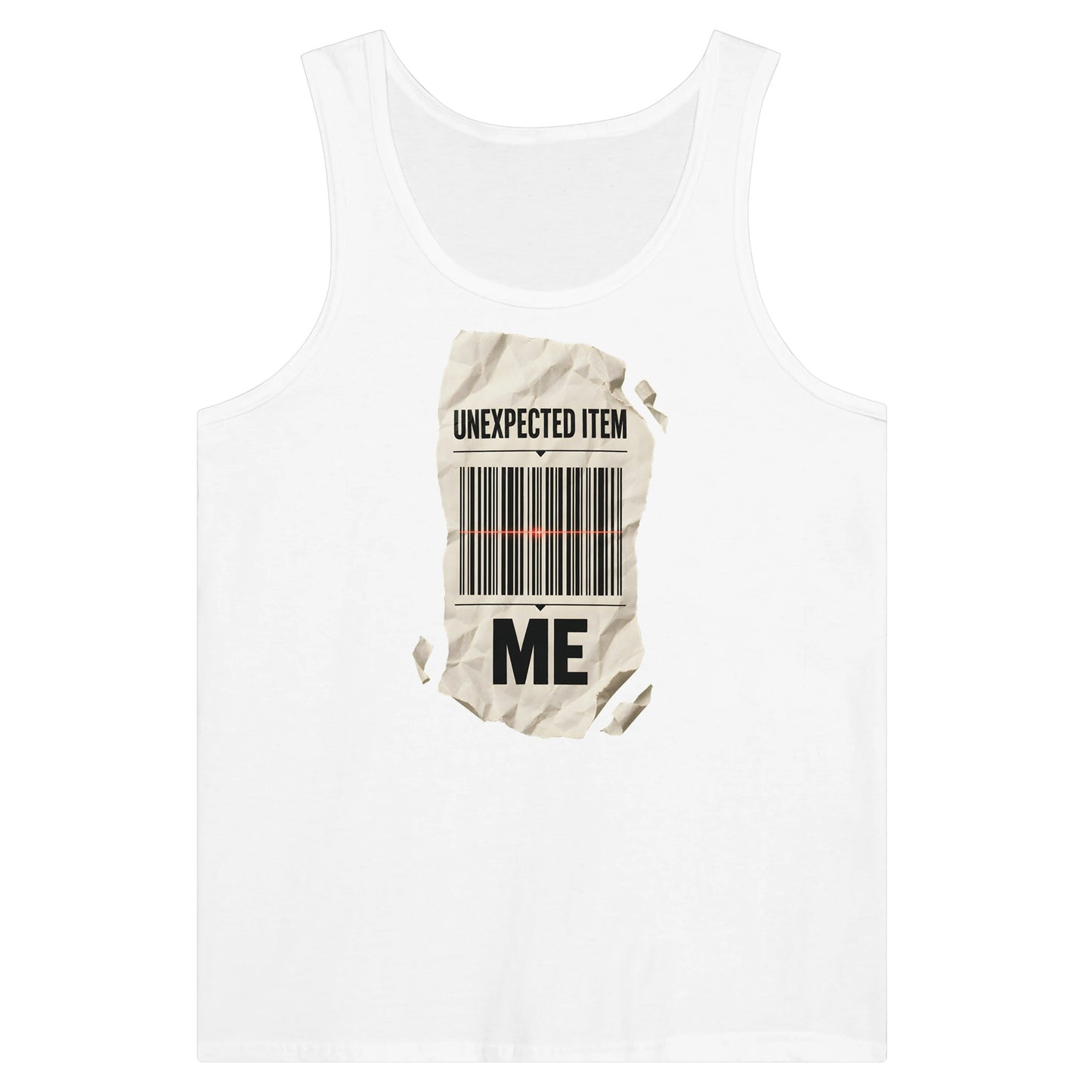 Unexpected Item: Me Premium Unisex Tank Top — product view 1