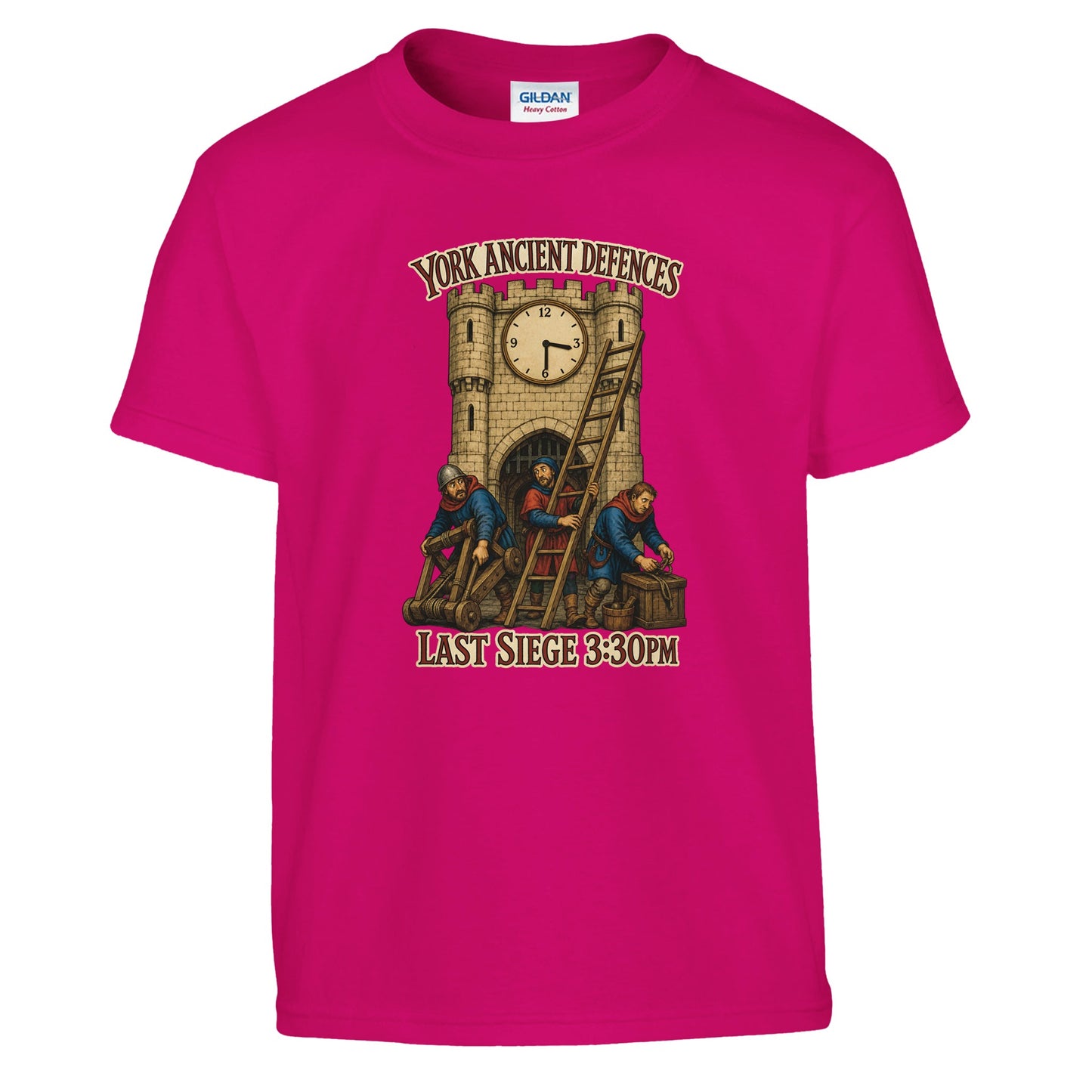 York Ancient Defences – Last Siege 3:30pm Kids' T-shirt — product view 11
