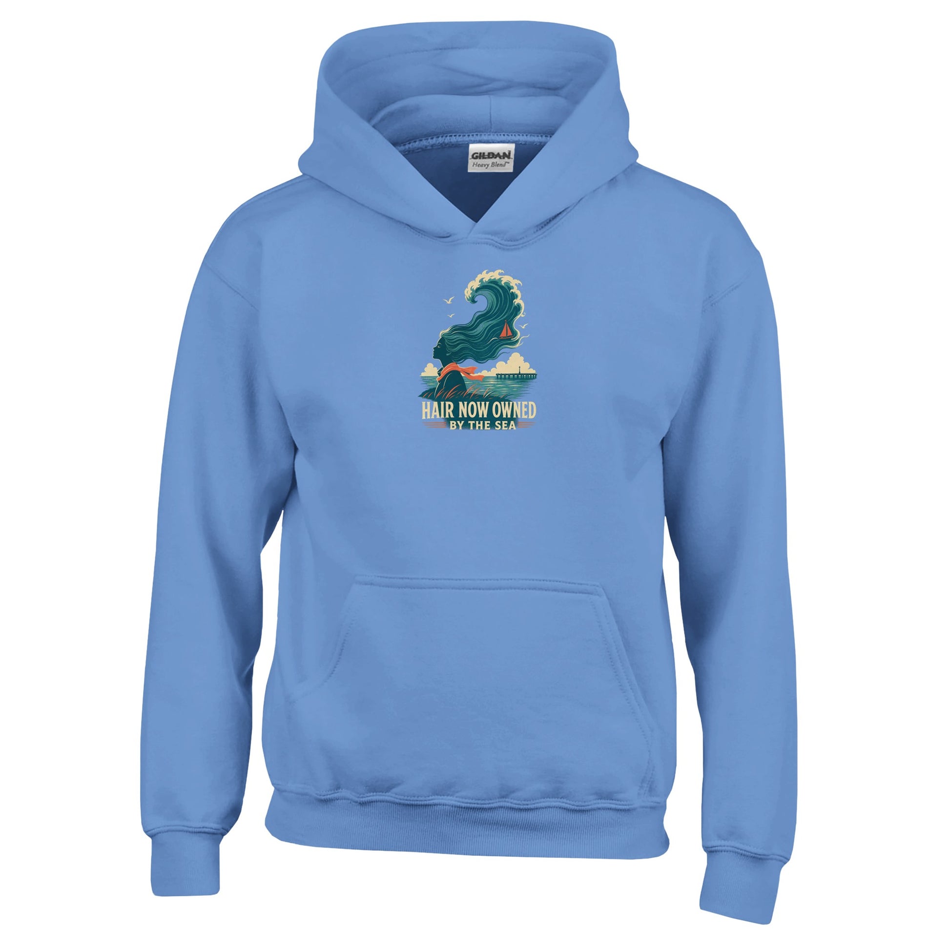 Hair Now Owned by the Sea Kids' Hoodie — product view 4