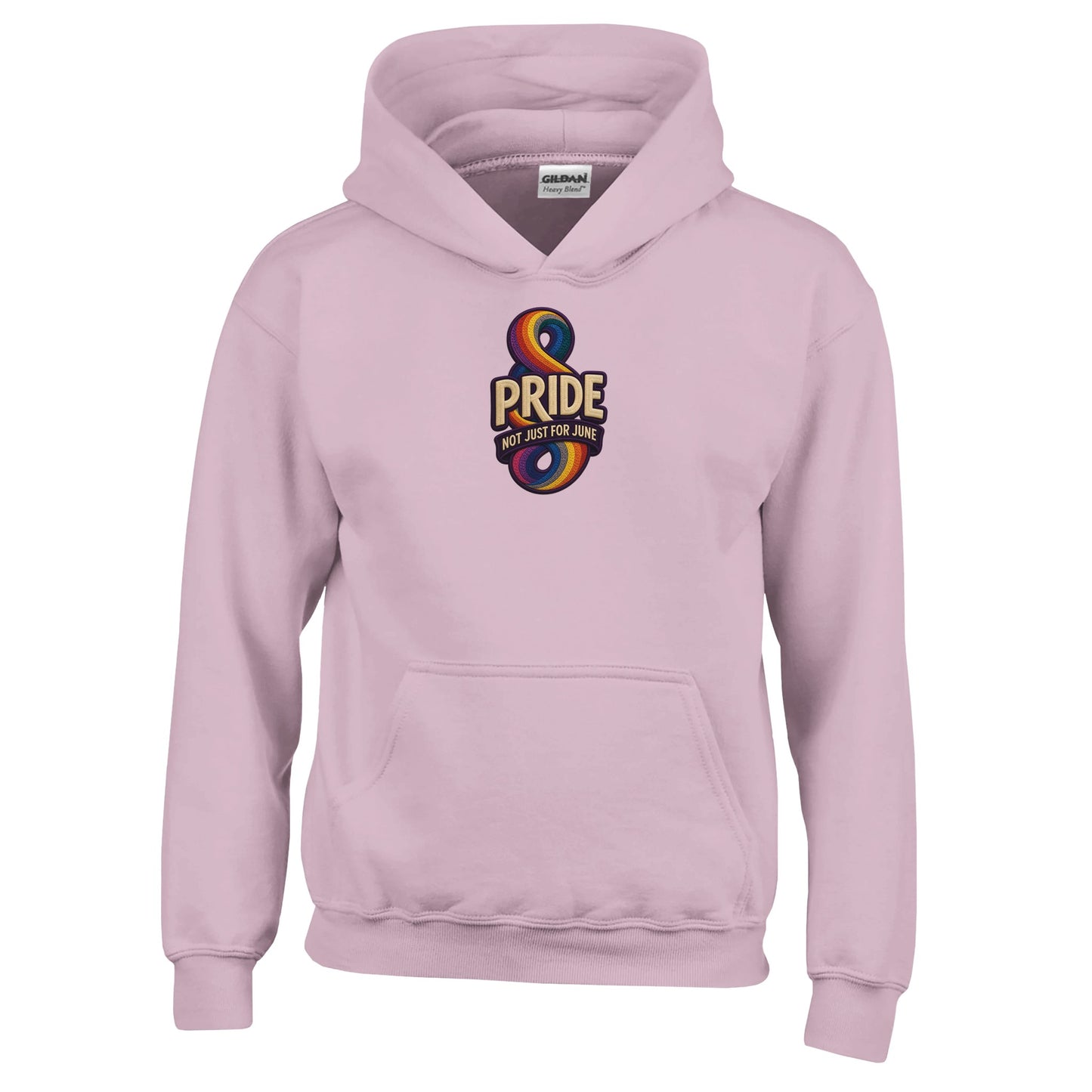 Pride: Not Just for June Kids' Hoodie — product view 5