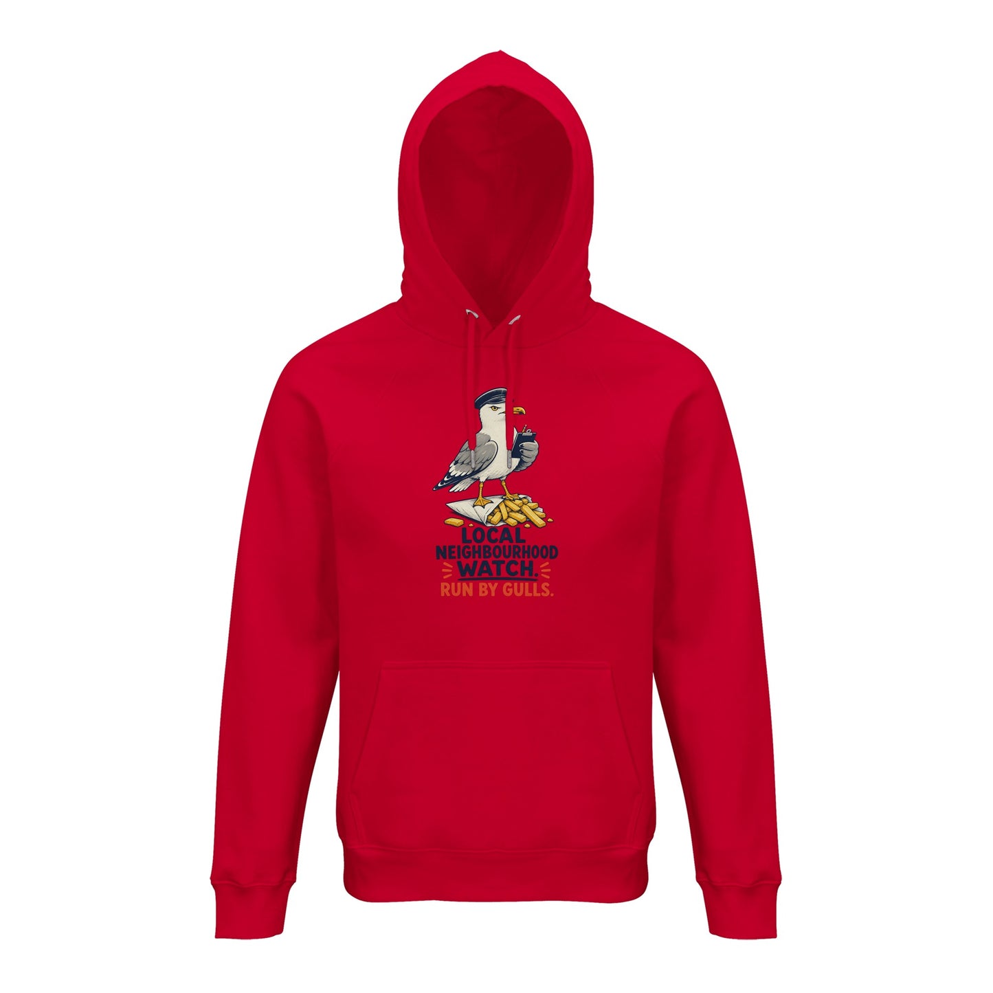 Local Neighbourhood Watch: Run by Gulls Hoodie — product view 9