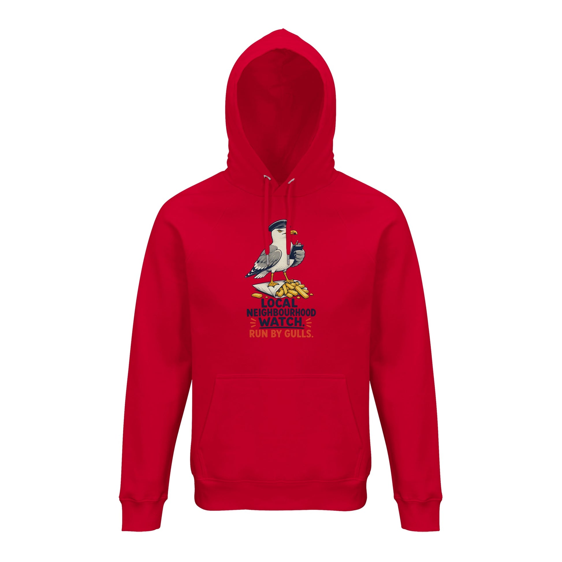 Local Neighbourhood Watch: Run by Gulls Hoodie — product view 9