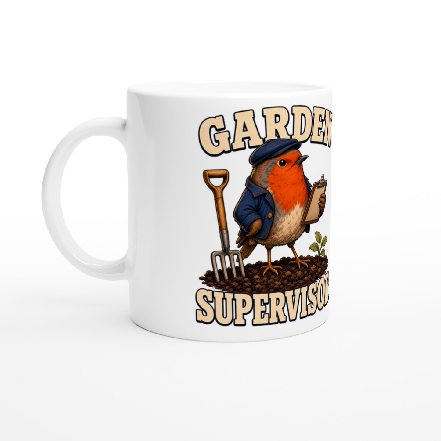 Garden Supervisor Robin Mug — product view 1