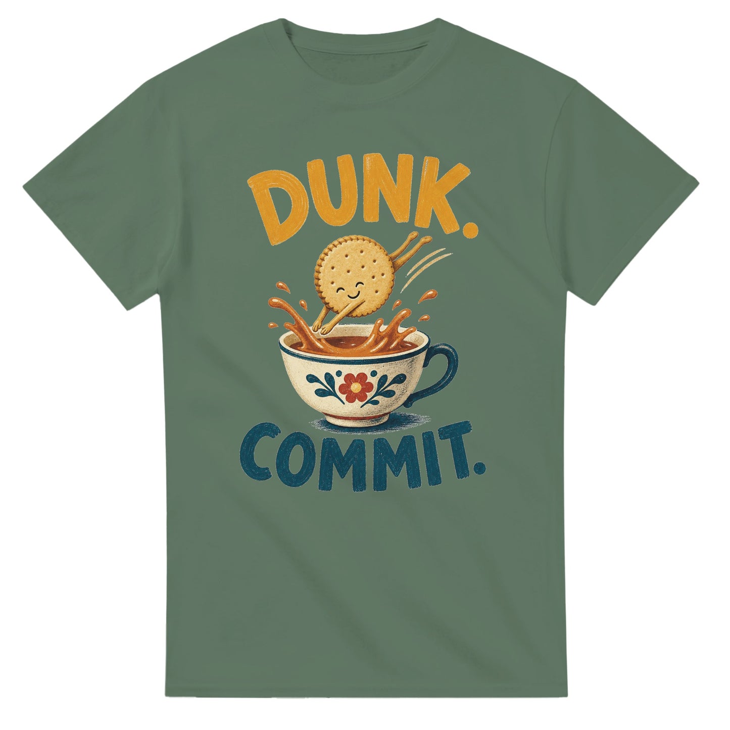 Dunk. Commit. Tea Biscuit Graphic T-shirt — product view 13