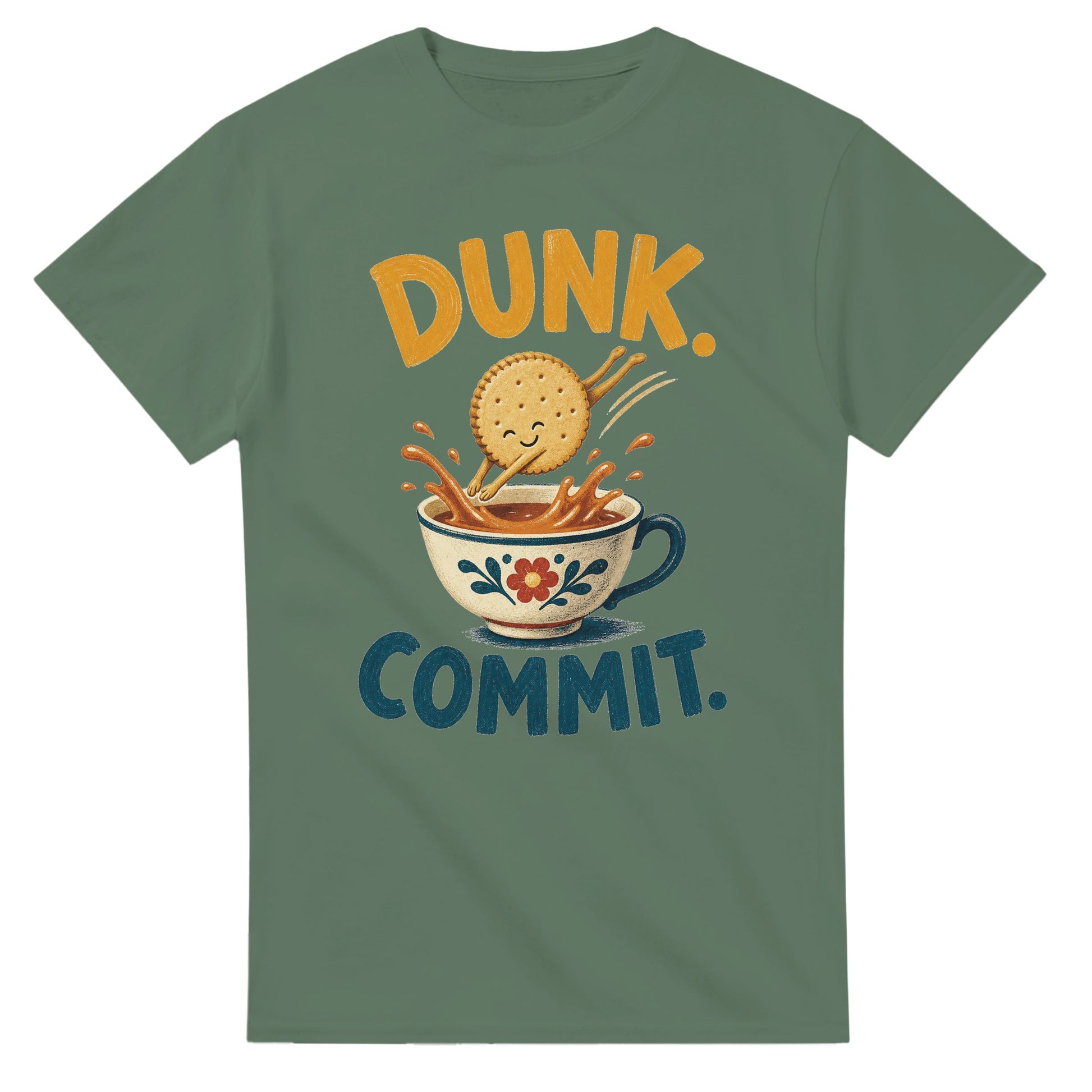 Dunk. Commit. Tea Biscuit Graphic T-shirt — product view 13