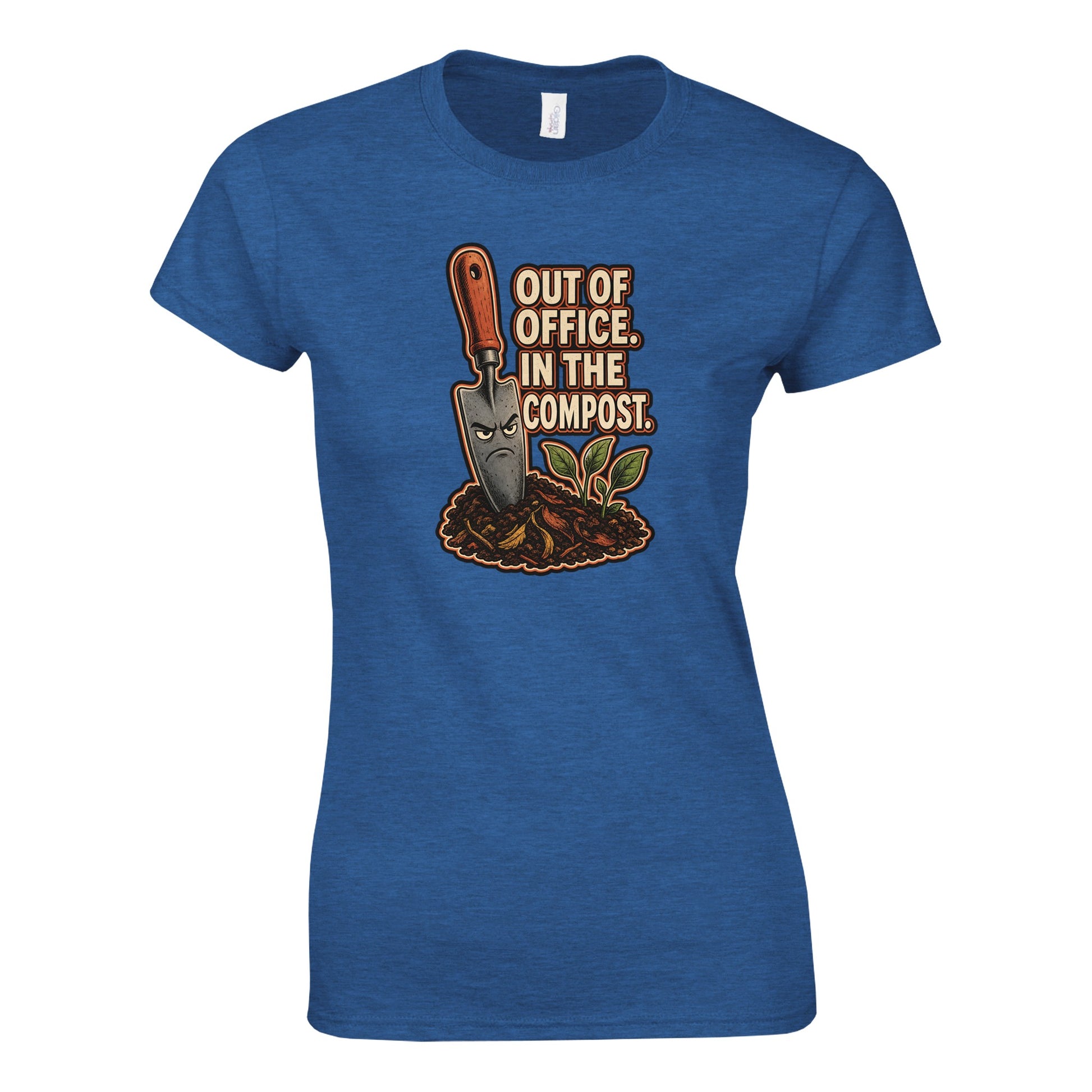 Out of Office, In the Compost Women's T-shirt — product view 3