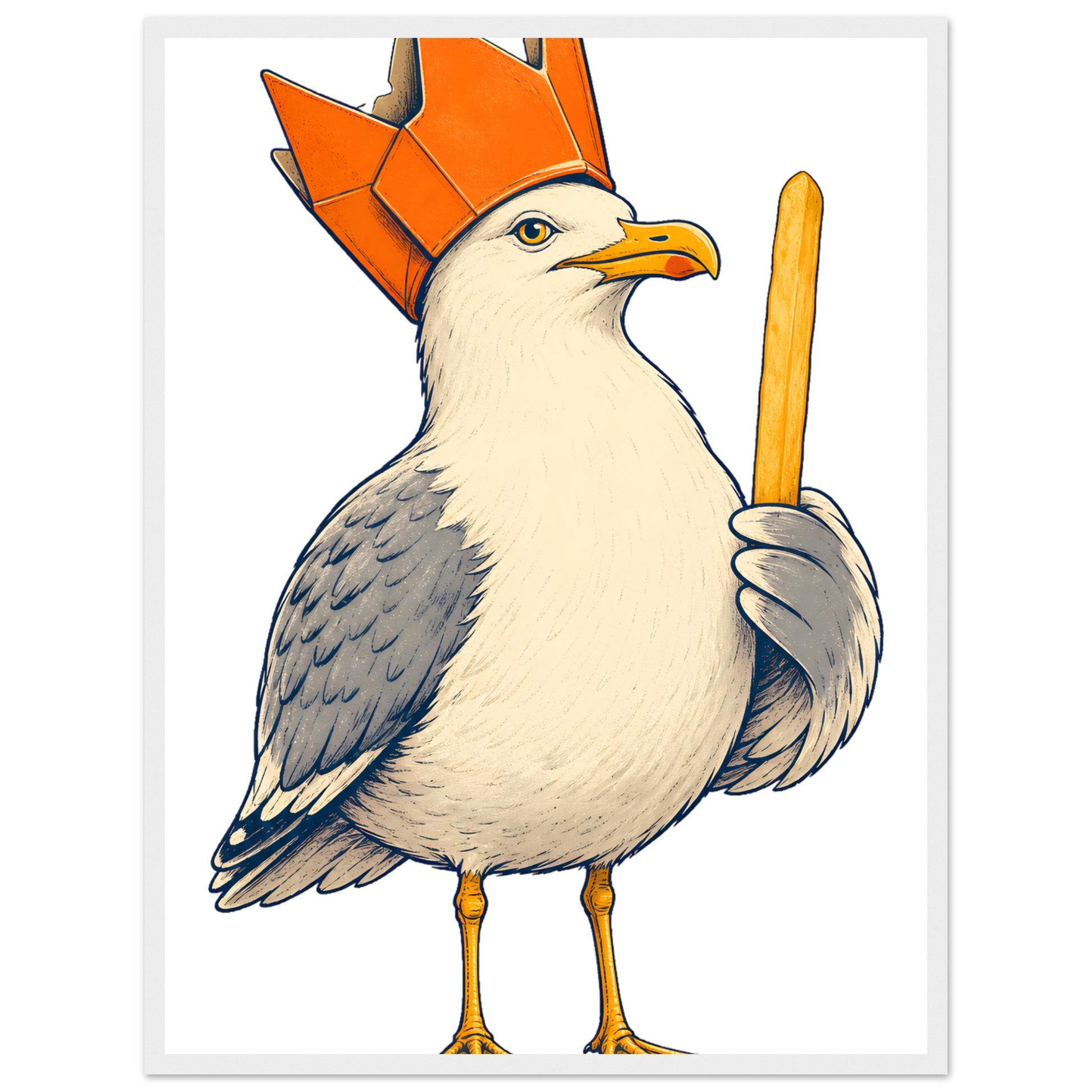 The Chip Crown Gull Framed Wall Art — product view 2