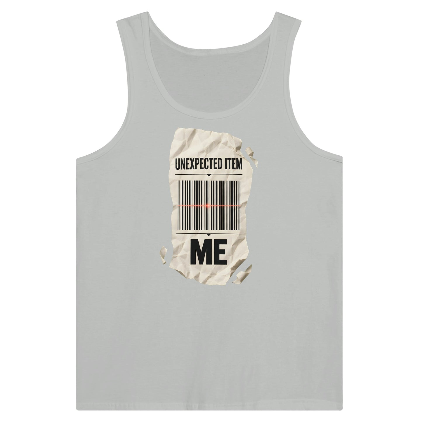 Unexpected Item: Me Premium Unisex Tank Top — product view 5