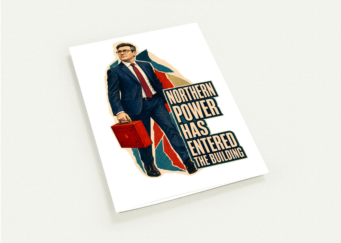 Northern Power Has Entered the Building Tote Bag Greeting Card Pack — product view 4