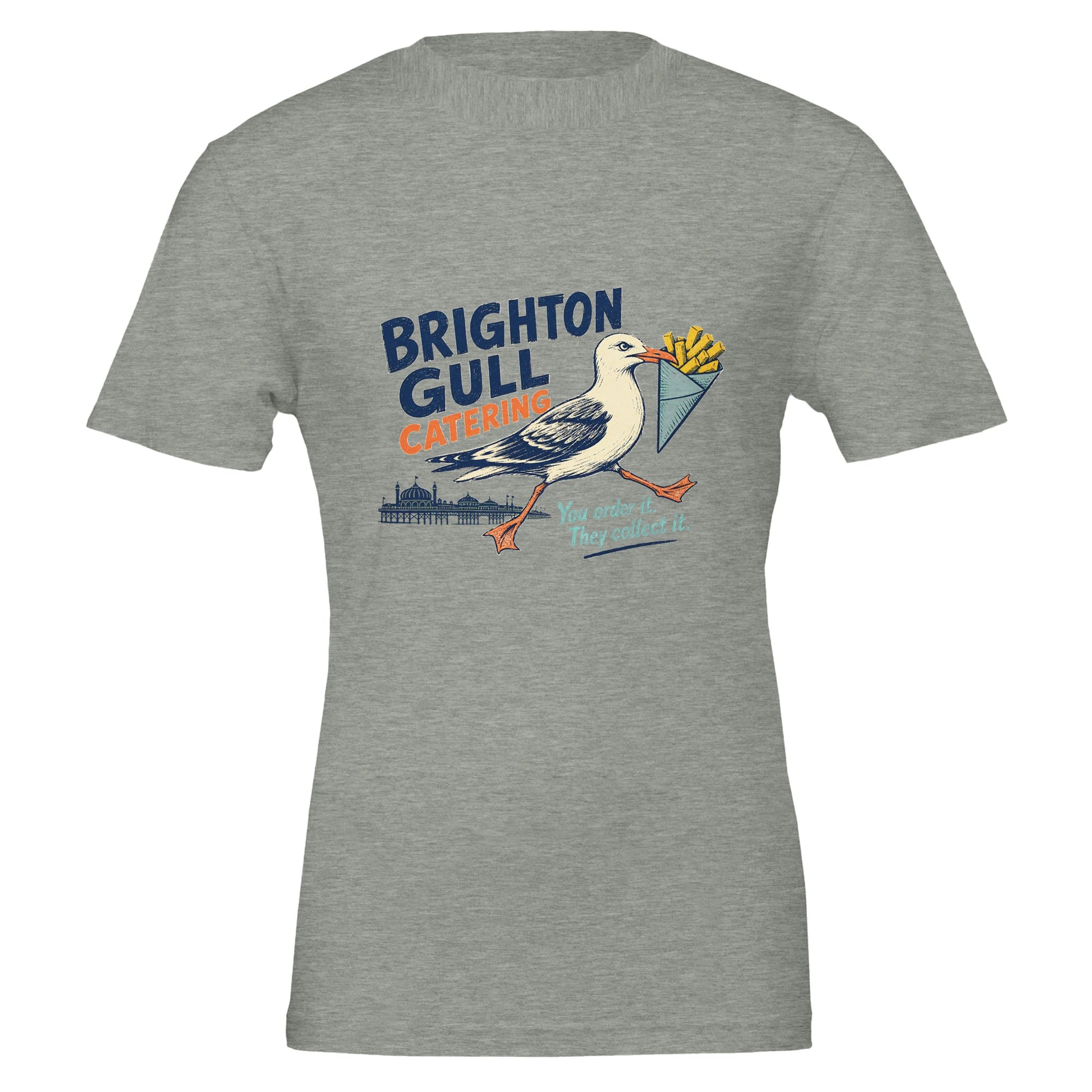 Brighton Gull Catering - You Order It, They Collect It T-shirt — product view 3