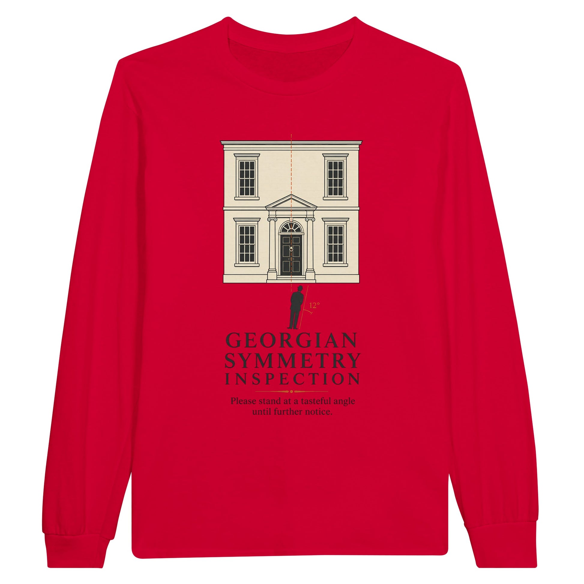 Georgian Symmetry Inspection — Bath Long-Sleeve T-shirt — product view 9