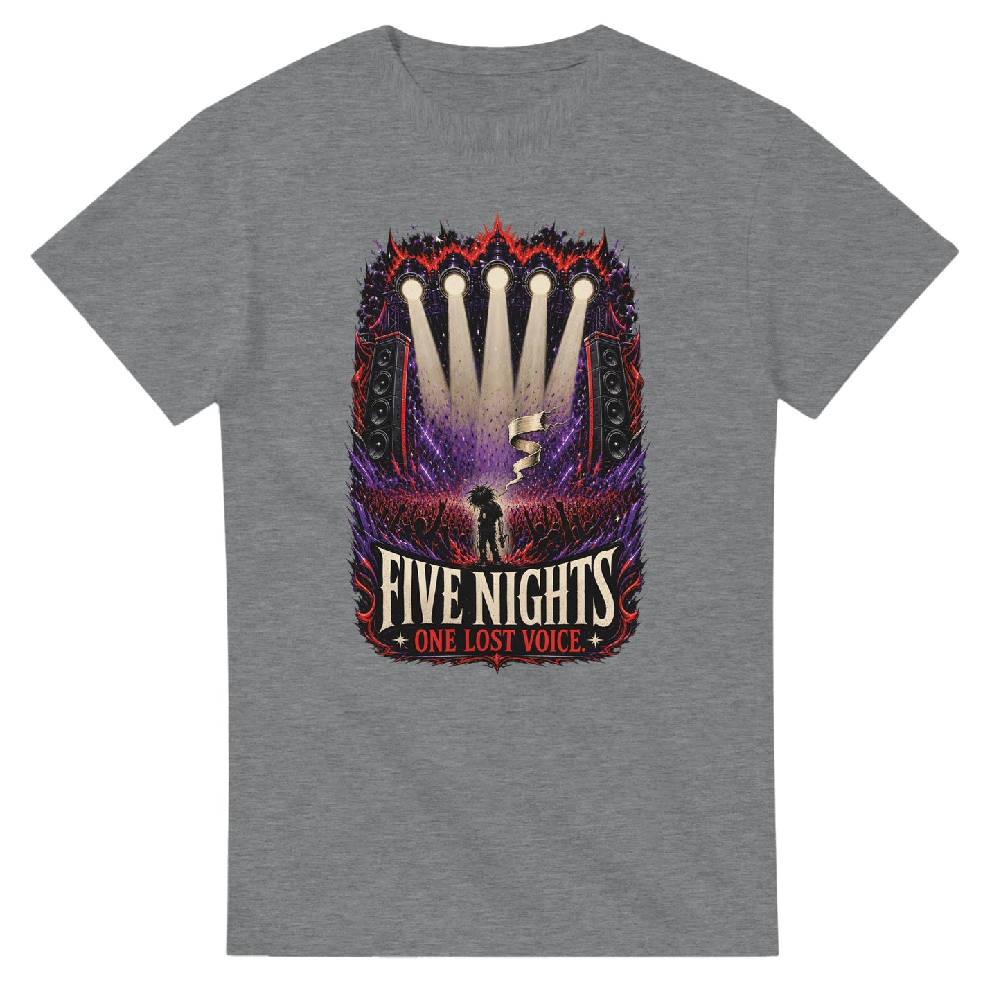 Five Nights, One Lost Voice T-shirt — product view 6