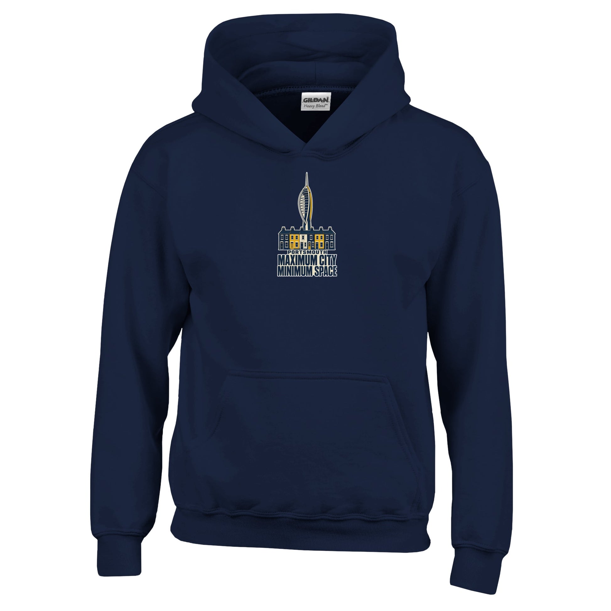 Portsmouth Maximum City Minimum Space Kids' Hoodie — product view 7