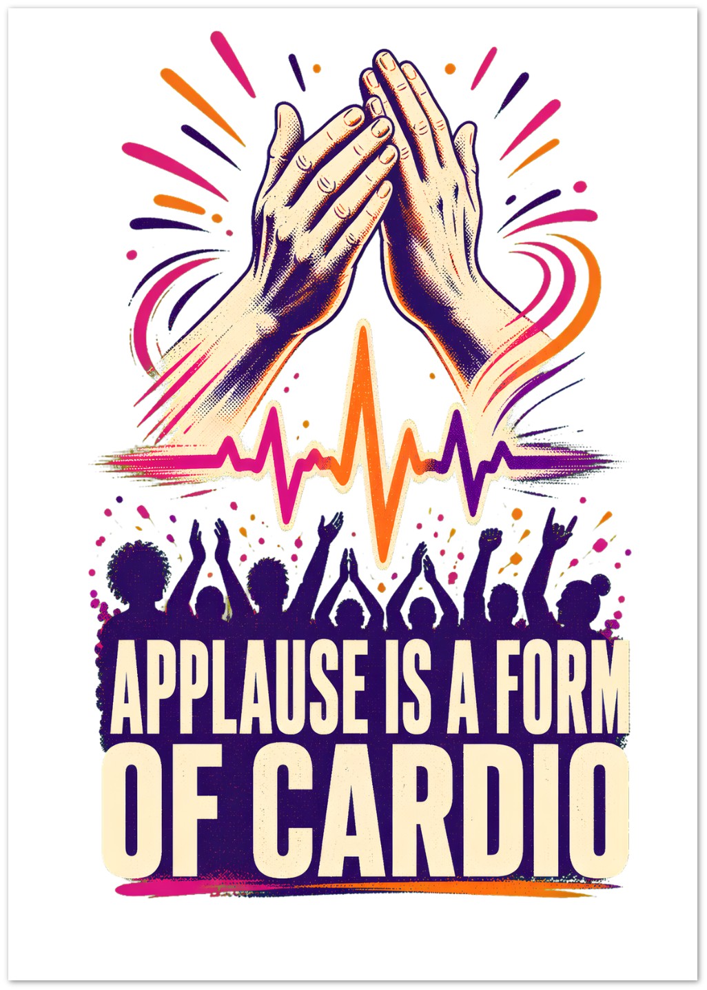 Applause Is a Form of Cardio Greeting Card Pack