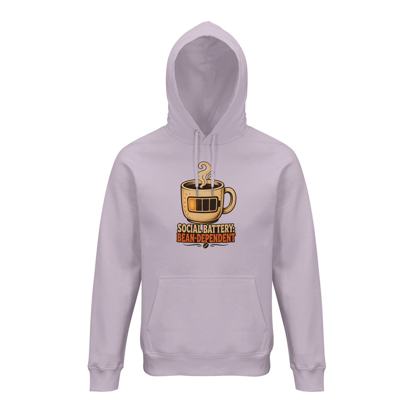 Social Battery: Bean-Dependent Graphic Hoodie — product view 11