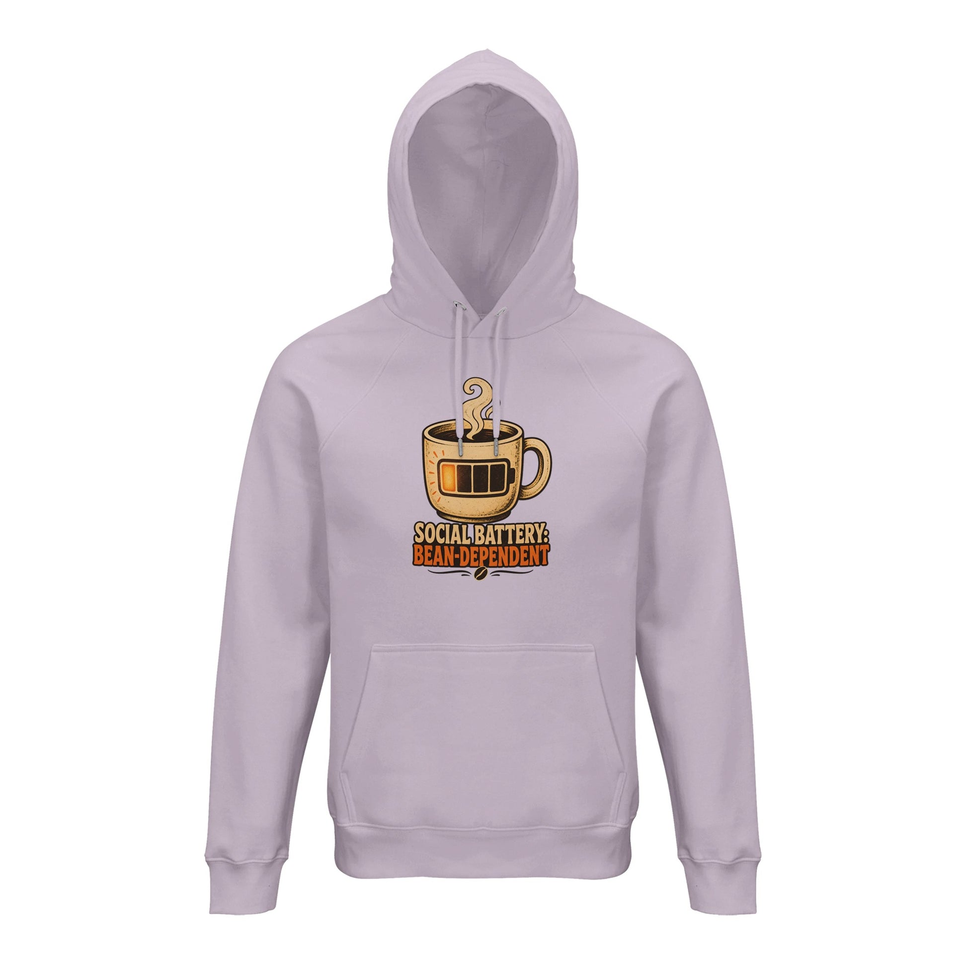 Social Battery: Bean-Dependent Graphic Hoodie — product view 11