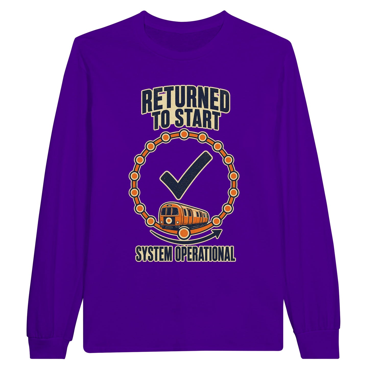 Glasgow Subway: System Operational Long-Sleeve T-shirt — product view 13