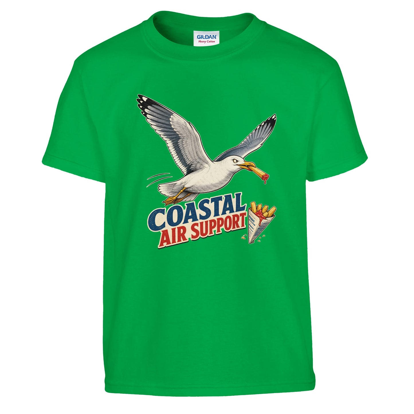 Coastal Air Support Seagull Graphic Kids' T-shirt — product view 8
