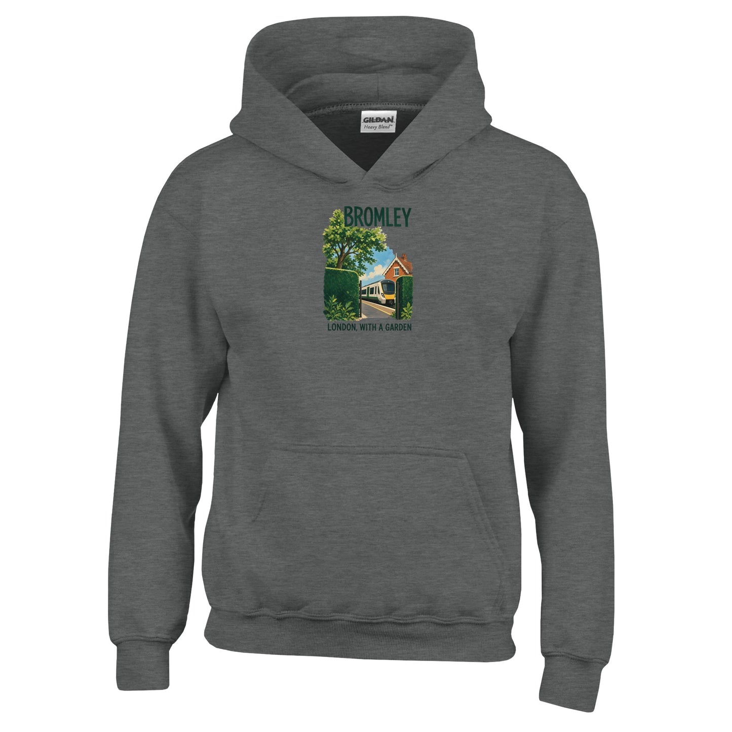 Bromley: London with a Garden Kids' Hoodie — product view 2