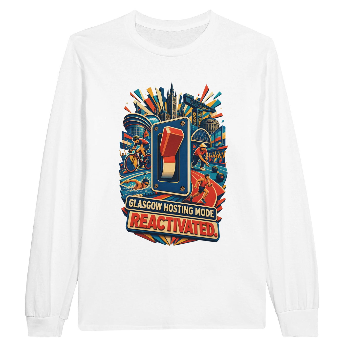 Glasgow Hosting Mode — Reactivated Long-Sleeve T-shirt