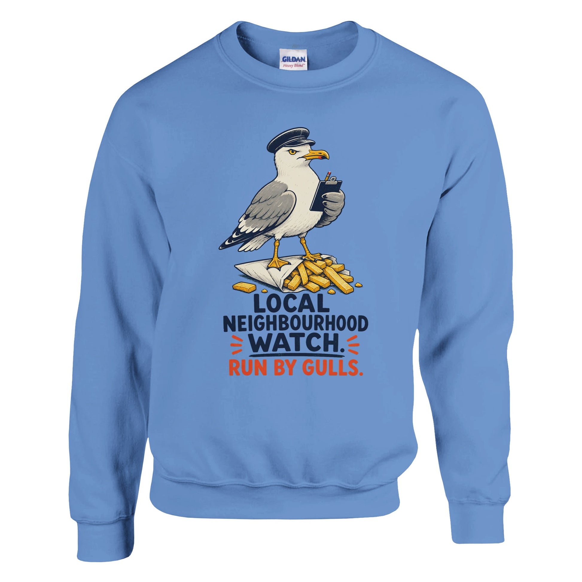 Local Neighbourhood Watch: Run by Gulls Sweatshirt — product view 7