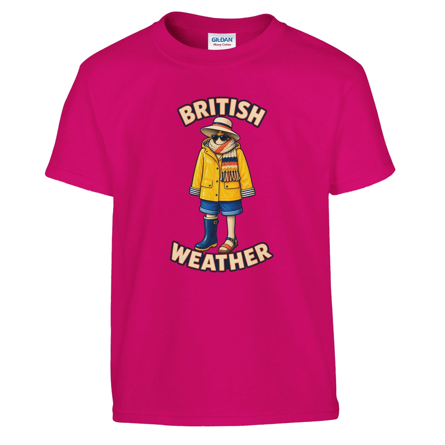 British Weather All-Weather Outfit Kids' T-shirt — product view 11