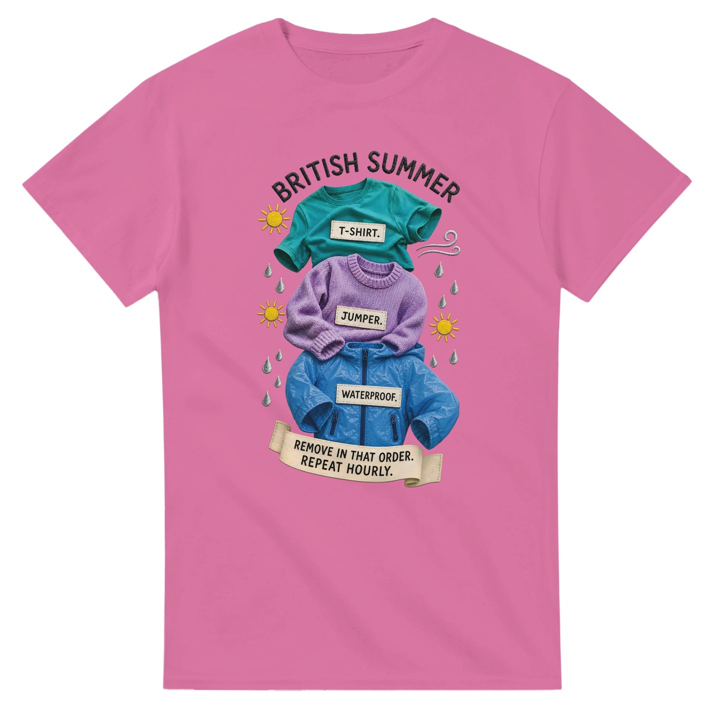 British Summer: Repeat Layers Hourly T-shirt — product view 4