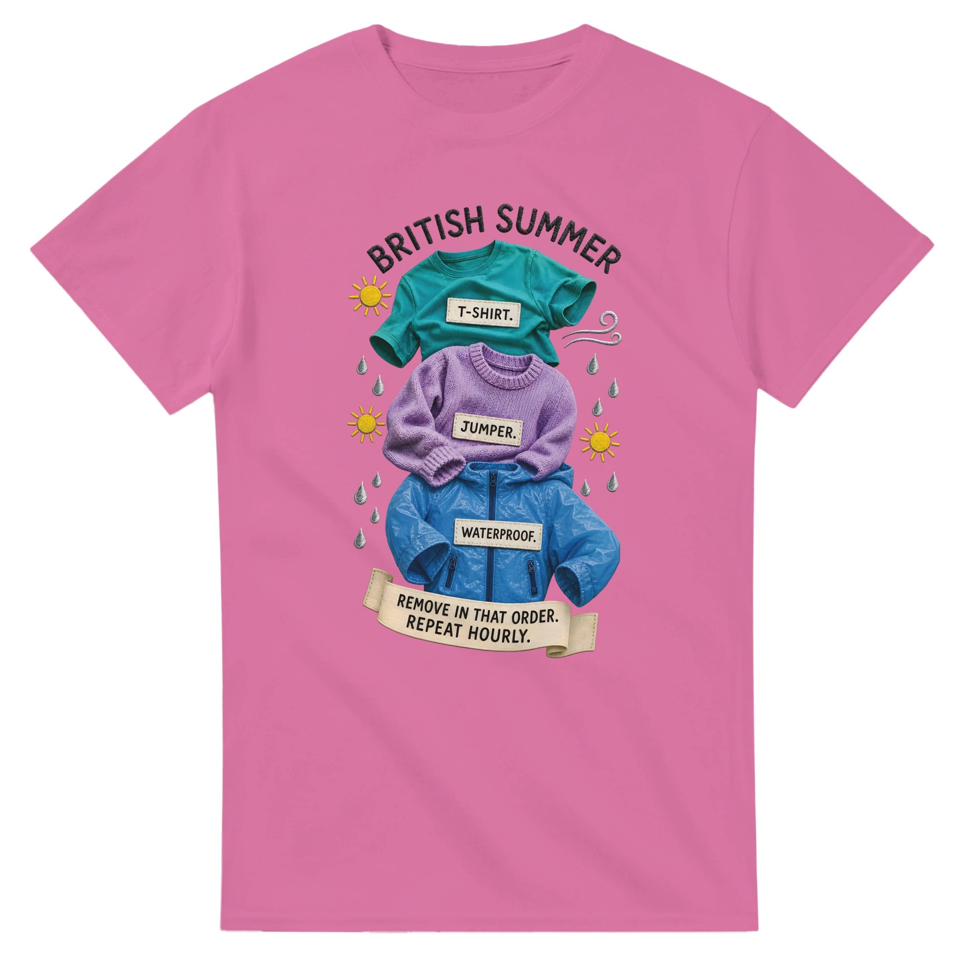 British Summer: Repeat Layers Hourly T-shirt — product view 4