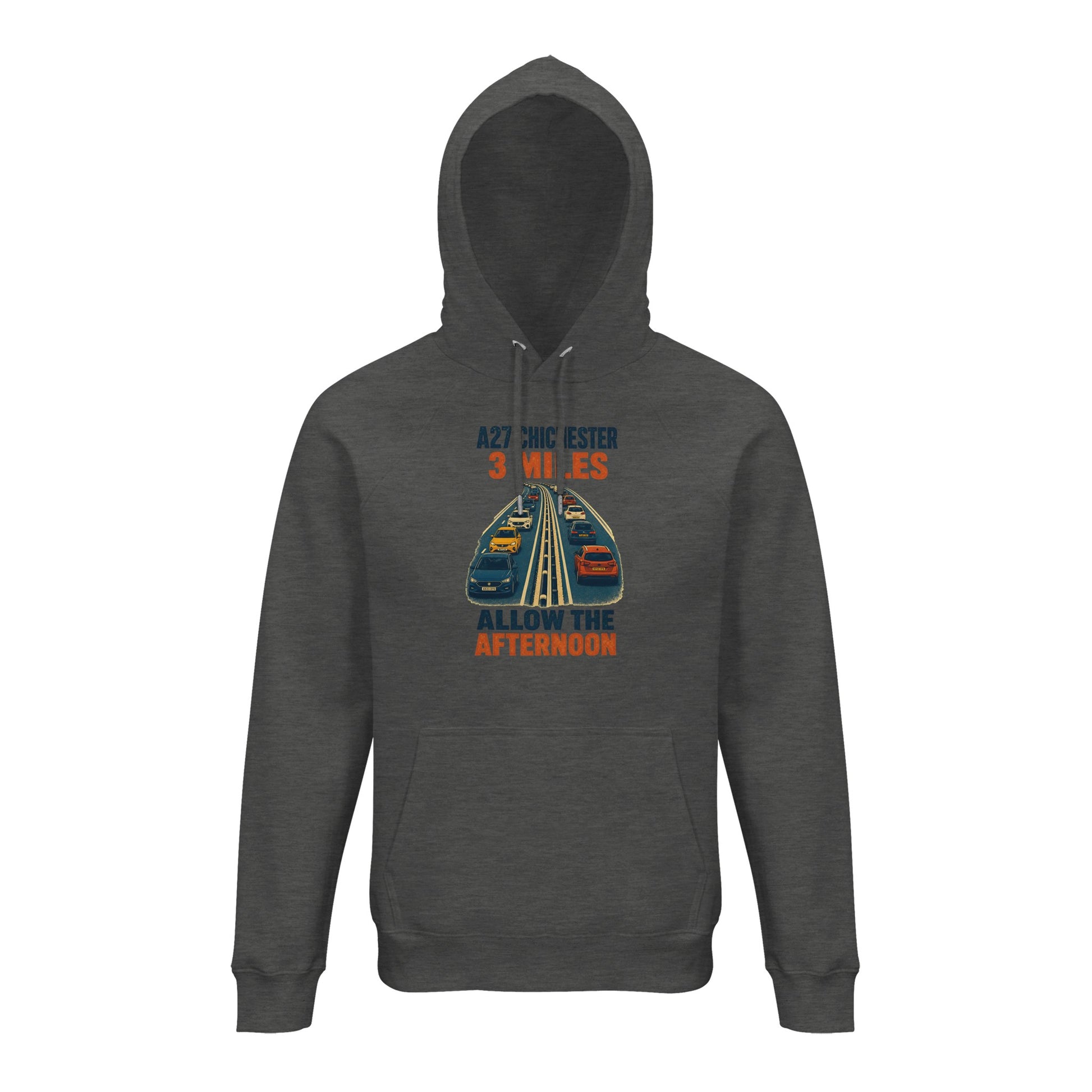 A27 Chichester – 3 Miles, Allow the Afternoon Hoodie — product view 5
