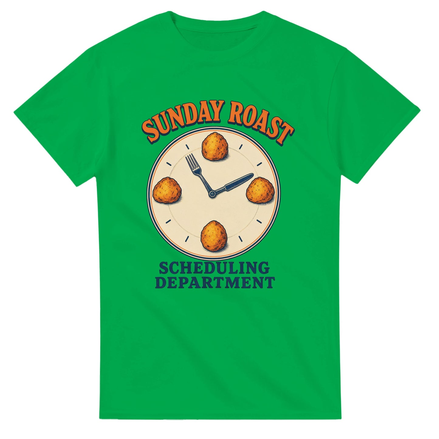 Sunday Roast Scheduling Department T-shirt — product view 11